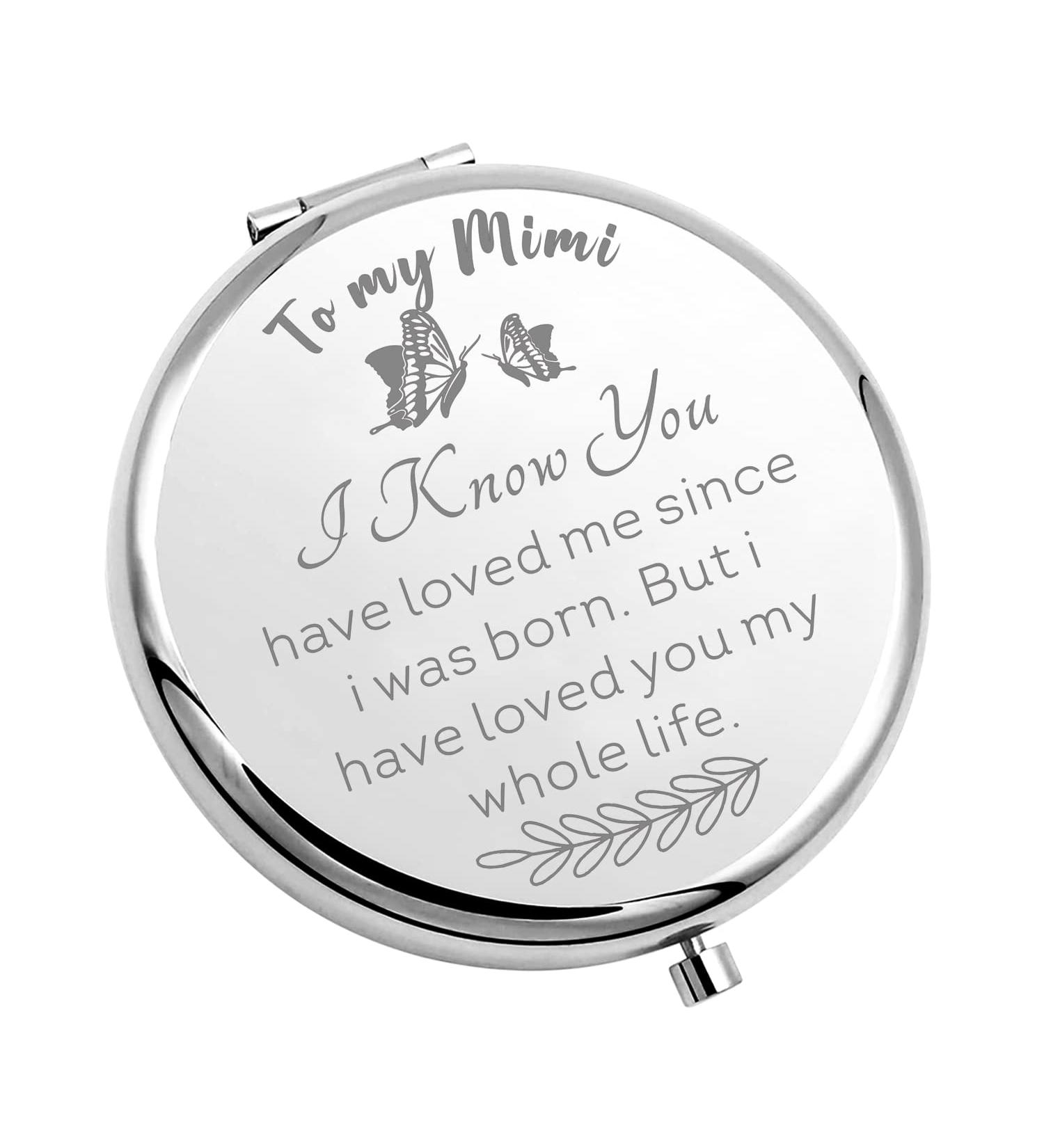 KUIYAI Mimi Gift Grandmother Gift Grandma Compact Mirror Mother s Day Gift for Grandmother Mother (mimi mirrorUK) - Buy Online on SooperMarket.com