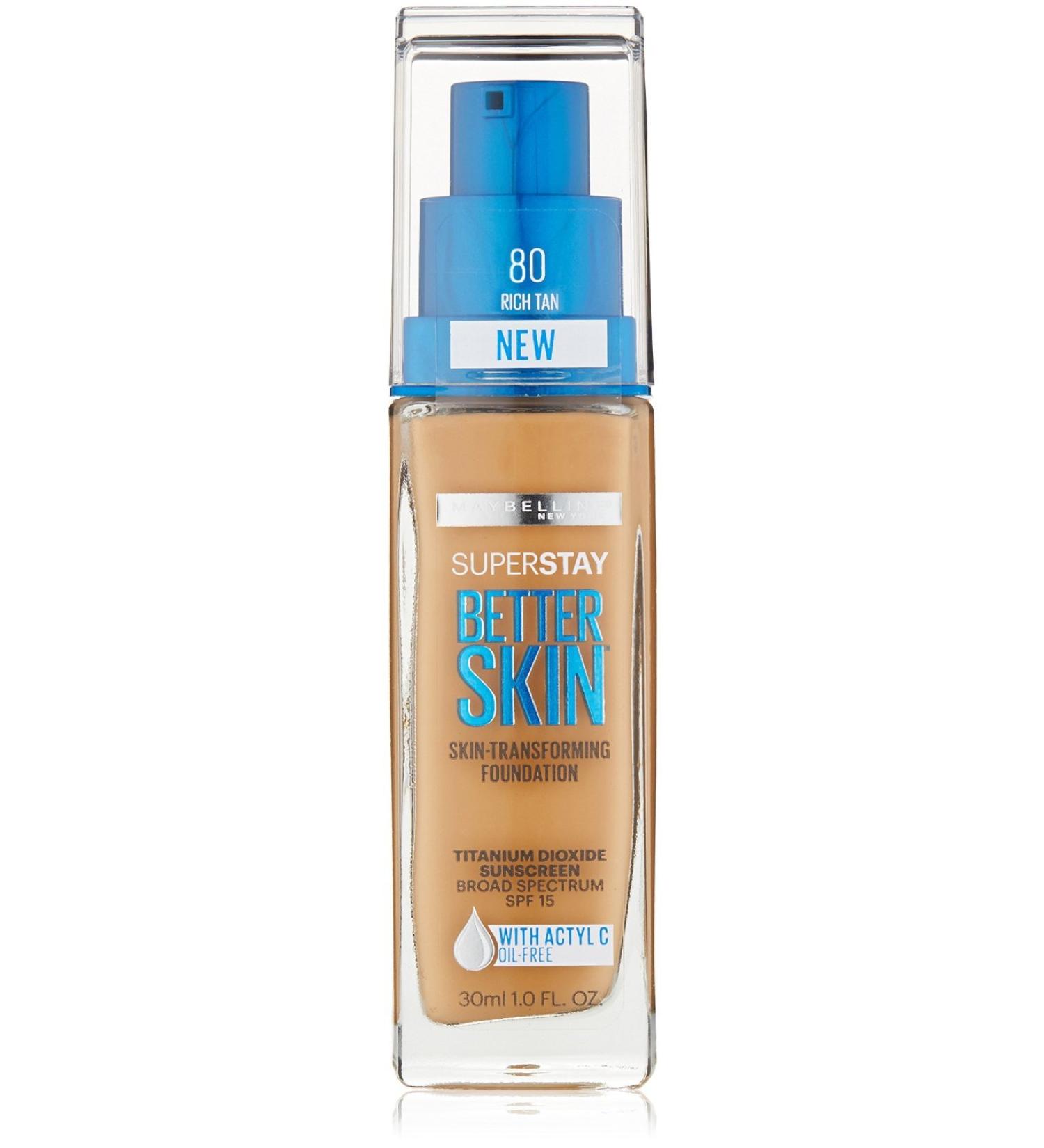 Maybelline Superstay Better Skin Foundation - Rich Tan (Pack of 2)