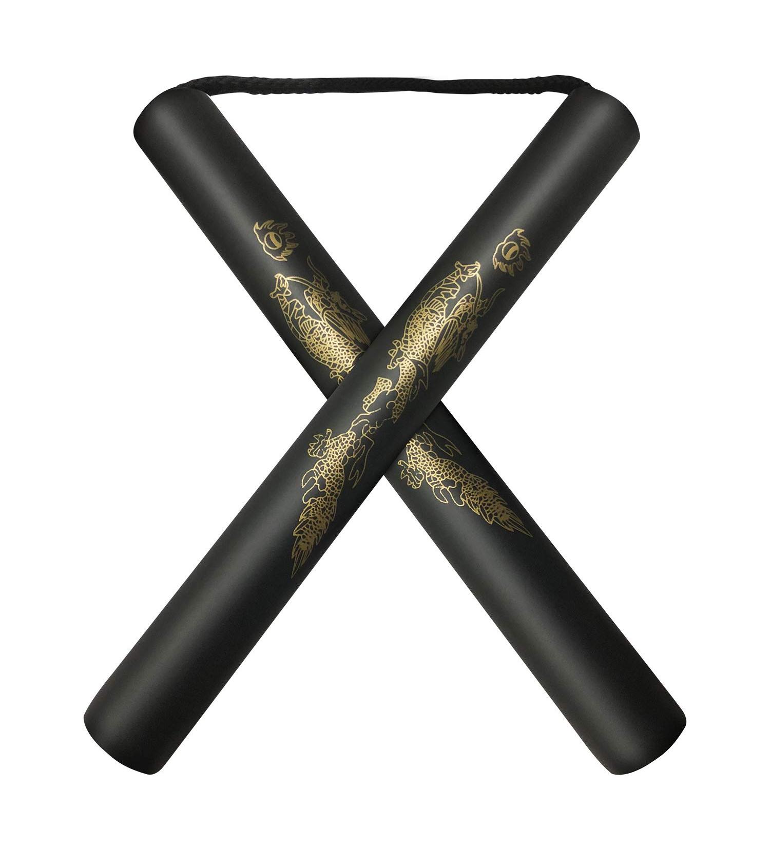 Zalani Foam Safe Rubber Nunchucks for Kids/Beginner Practice - Black - Buy Online on SooperMarket.com