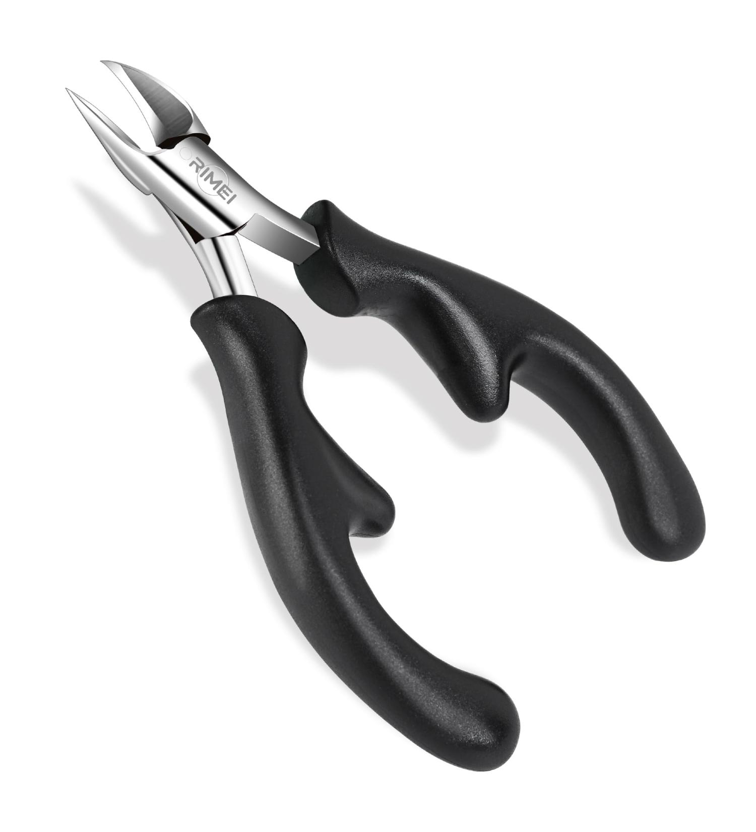 RIMEI Professional Toenail Clippers - Thick & Ingrown Nail Cutters for Men & Seniors | Podiatrist Recommended Stainless Steel Pedicure Tool - Buy Online on SooperMarket.com