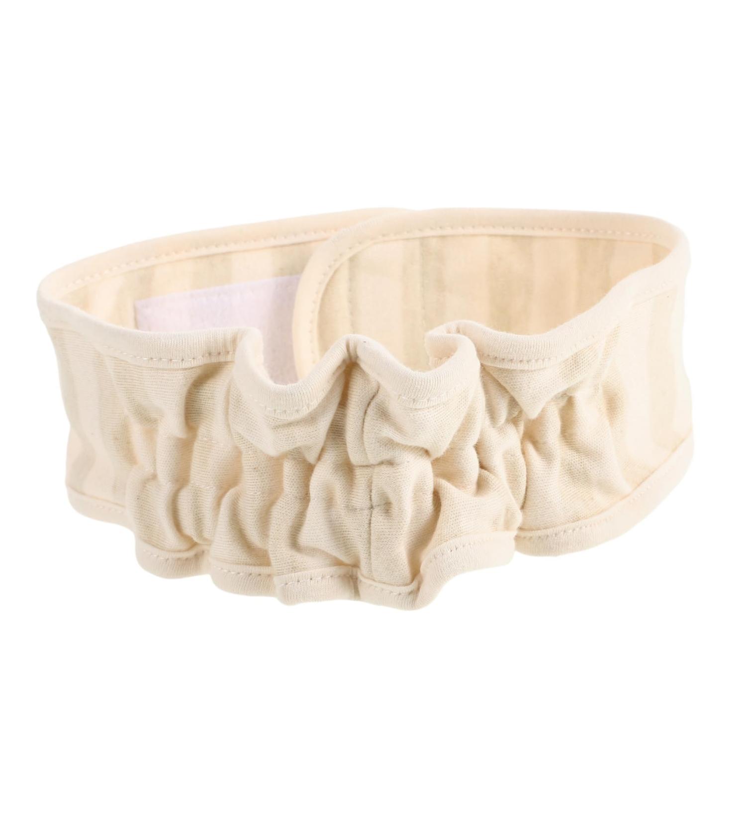 VICASKY Diaper Belt & Umbilical Cord Clamp - Pure Cotton Belly Button Band for Hernia Support | Light Green - Buy Online on SooperMarket.com