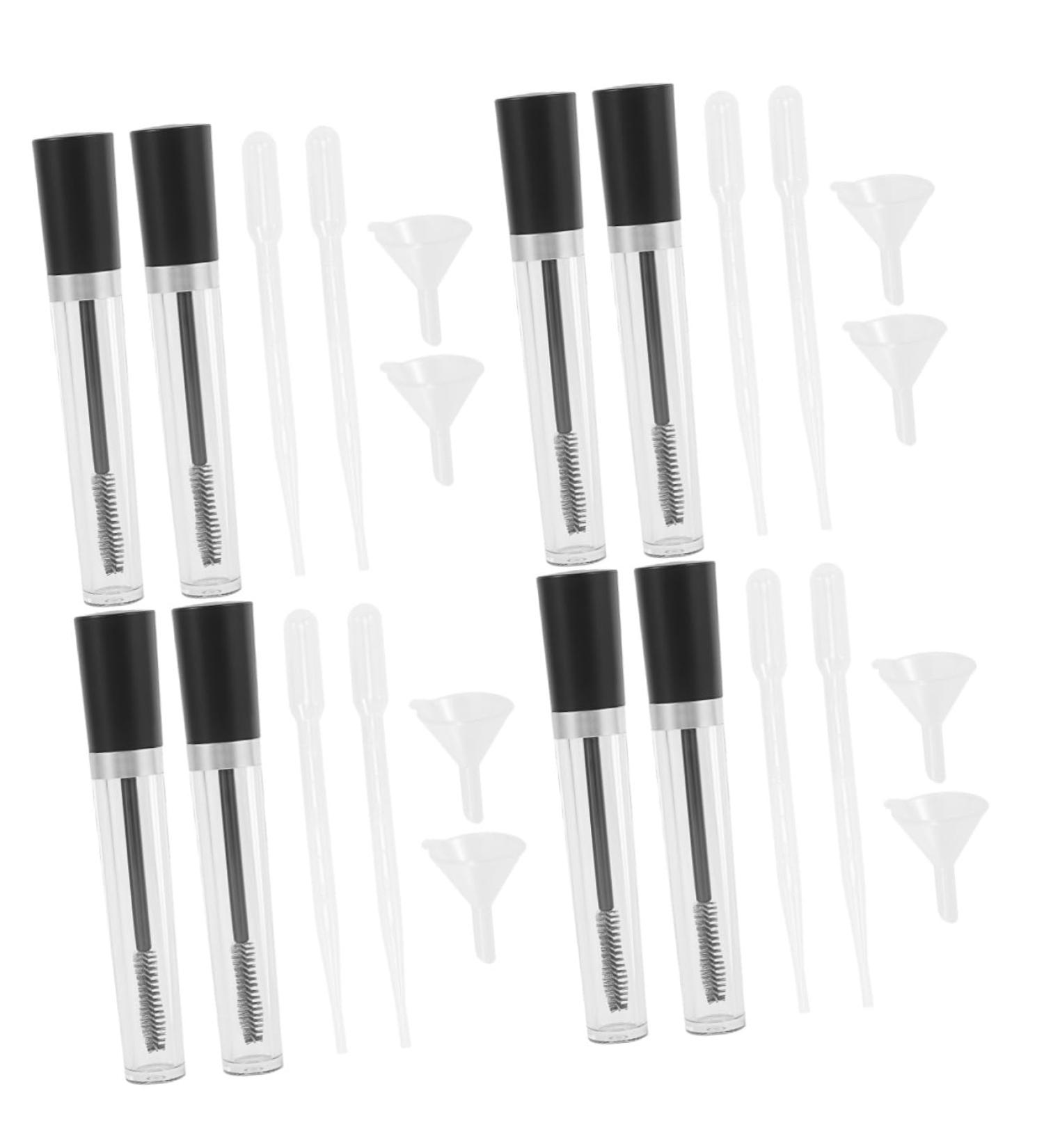 Healeved 8 Sets Refillable Eyelash Cream Bottle Mascara Tubes Empty Clear Mascara for Eyelashes Plastic - Buy Online on SooperMarket.com