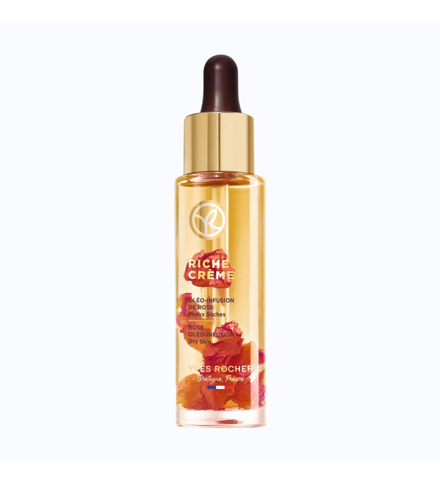 Yves Rocher Rose Oleo Infusion Serum - Nourishing Serum for Smooth Skin Reduces Fine Lines & Wrinkles 1 FL OZ | Ideal for Dry Skin - Buy Internationally - Buy Online on SooperMarket.com