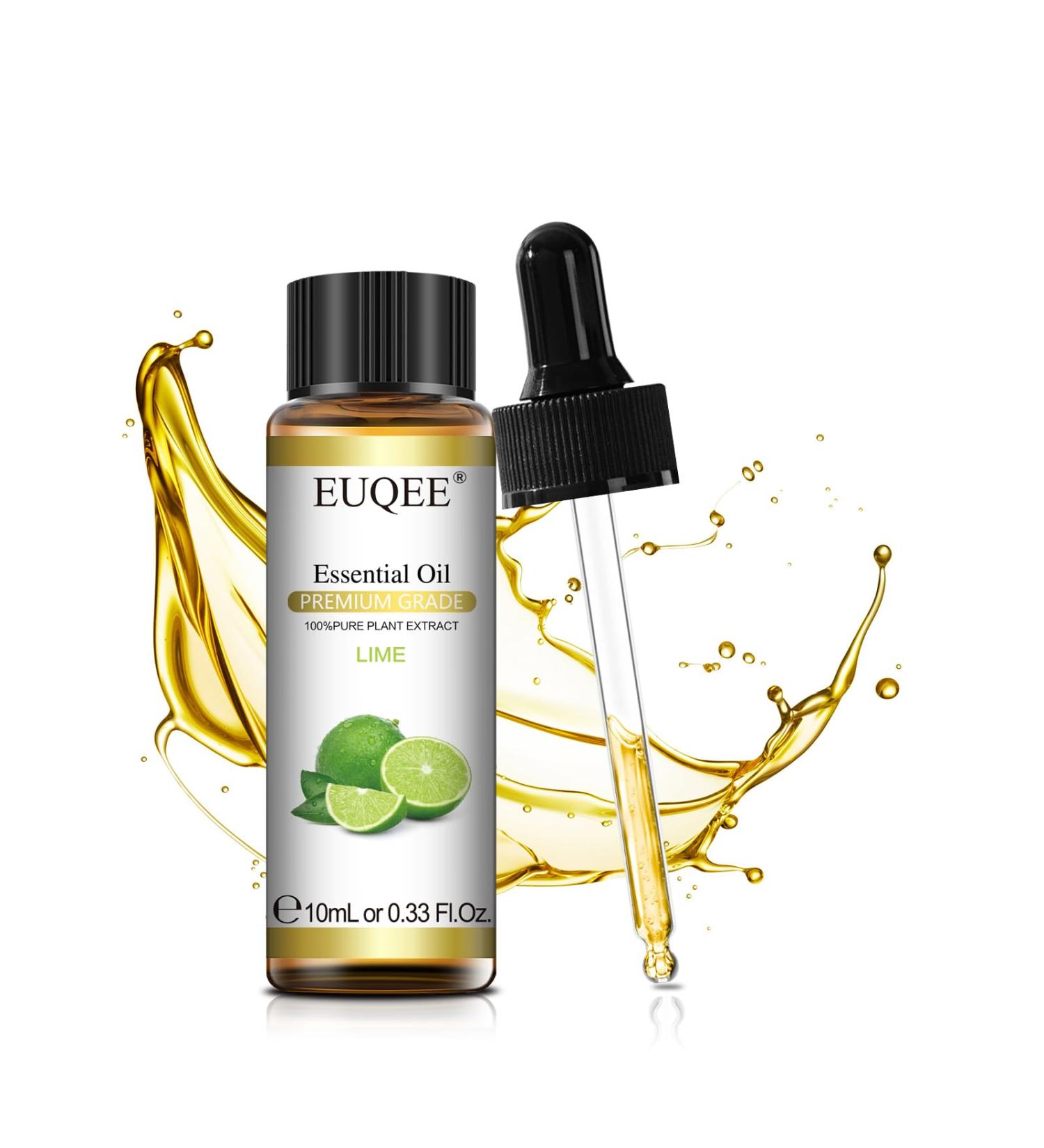 EUQEE Lime Essential Oil 10ml Pure Natural Lime Oils Aromatherapy Essential Oils for Diffusers for Home Relax Humidifiers Lime 10.00 ml (Pack of 1) - Buy Online on SooperMarket.com
