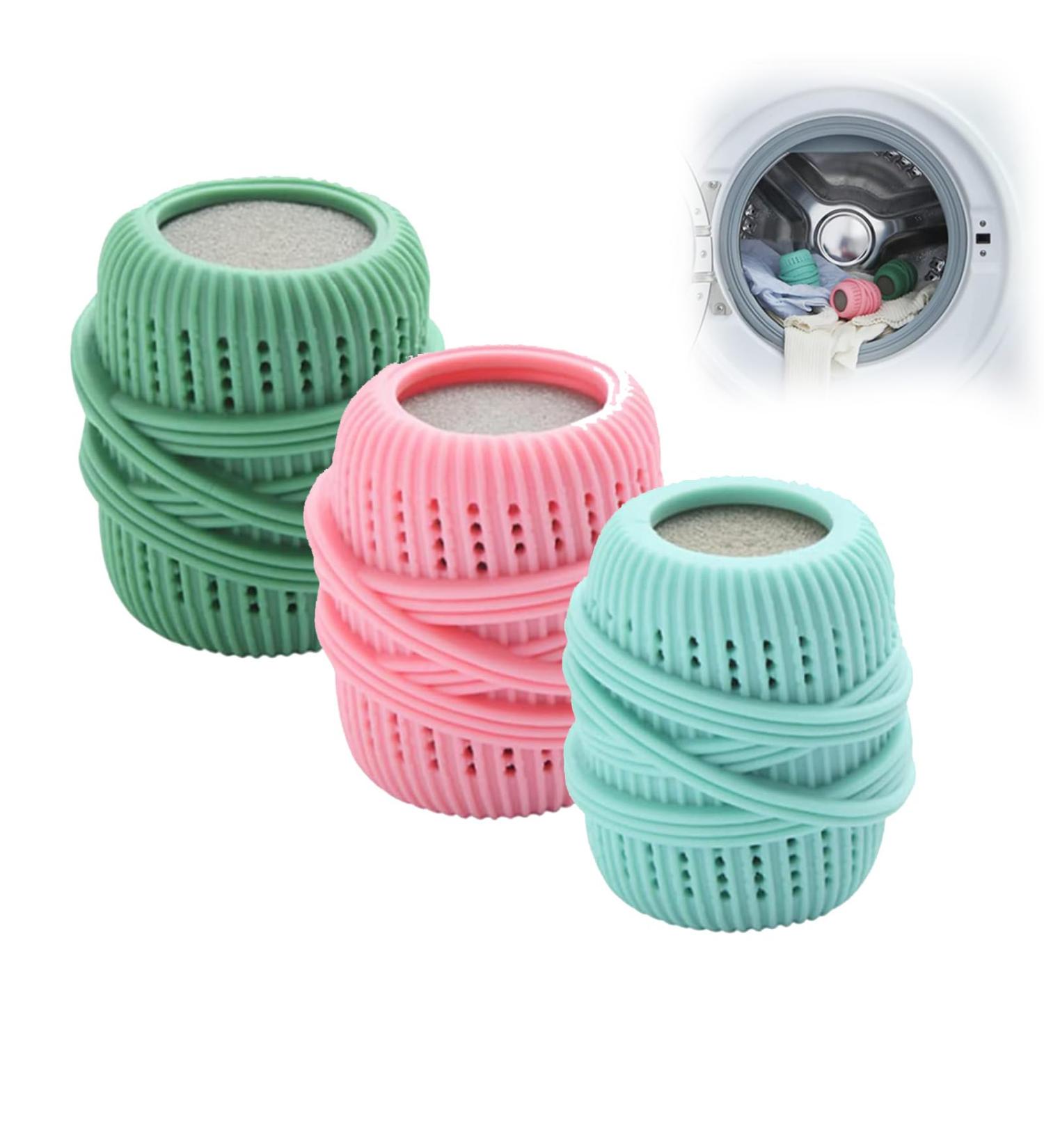 Washing Machine Laundry Ball Fabric Softener Dispenser Laundry Balls Reusable Dryer Balls Ball Dispenser for Fabric Softener Fabric Softener Balls for Washer - Buy Online on SooperMarket.com