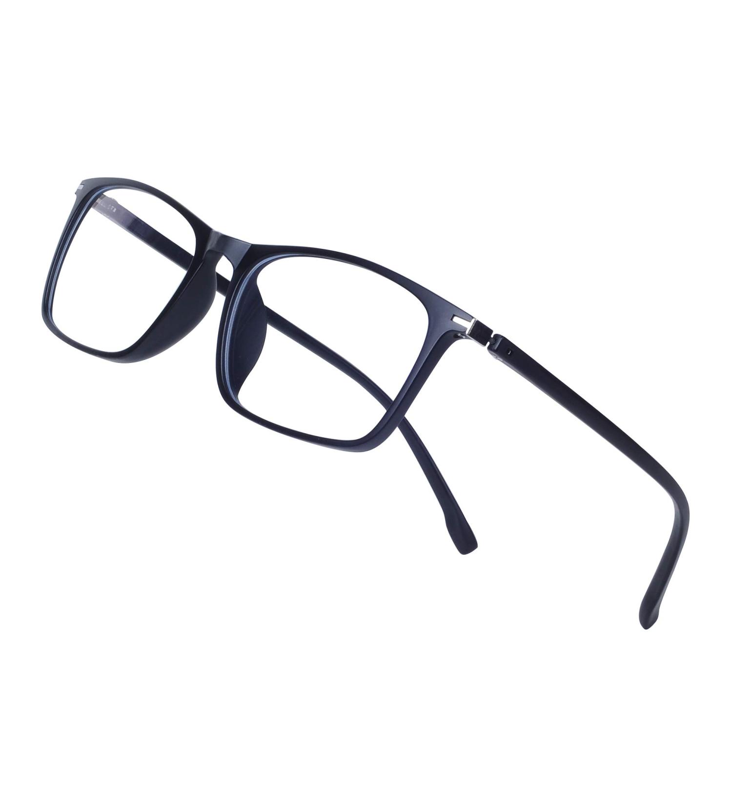 Blue Light Blocking Glasses for Computer - Anti Glare Fatigue Blocking Headaches Eye Strain - TR90 Frame Matt Black - Buy Online on SooperMarket.com