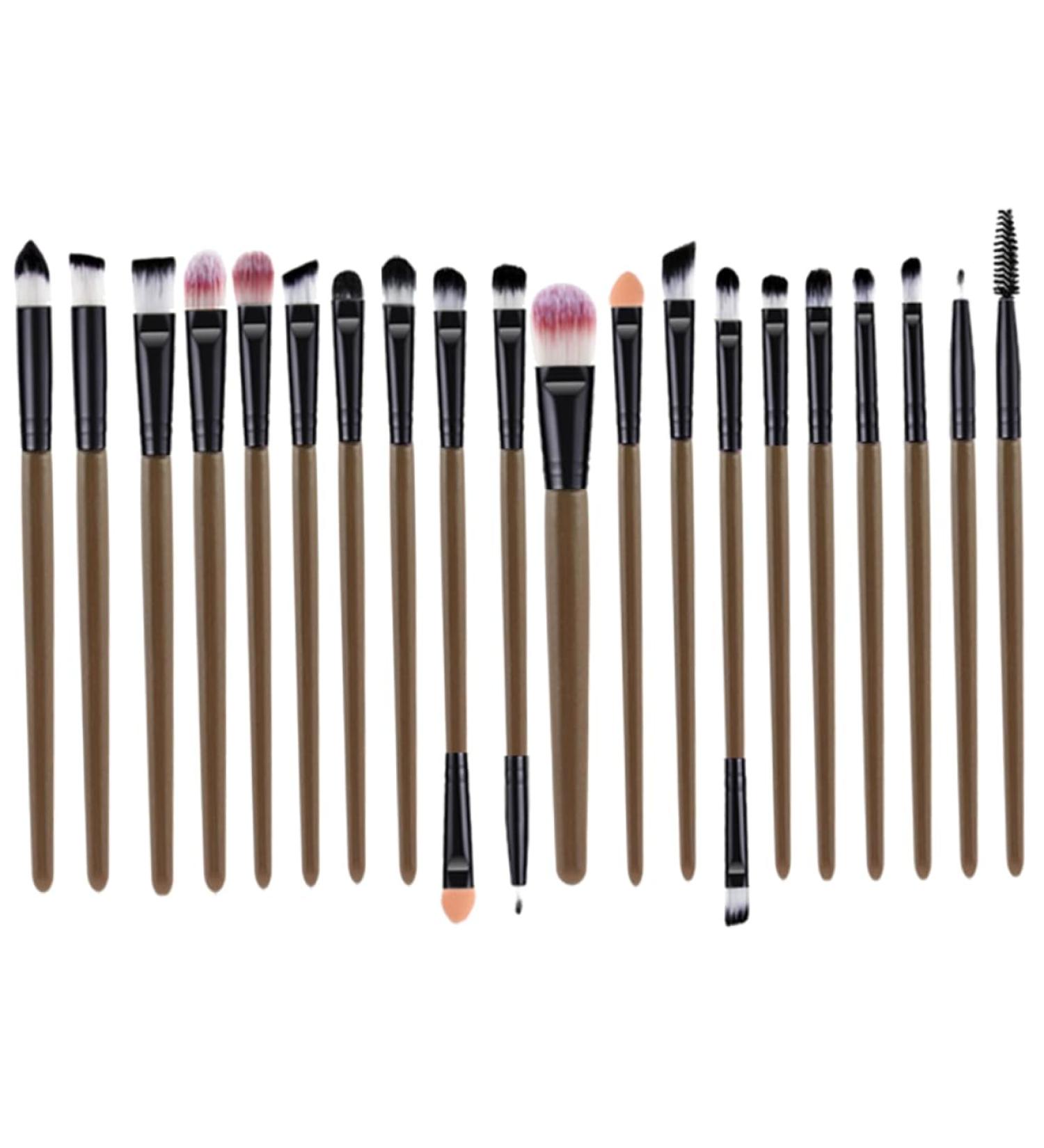 Baluue 20pcs Eyeliner Eyeshadow Brush Kit Makeup Brush Kit Eyeshadow Tools - Buy Online on SooperMarket.com