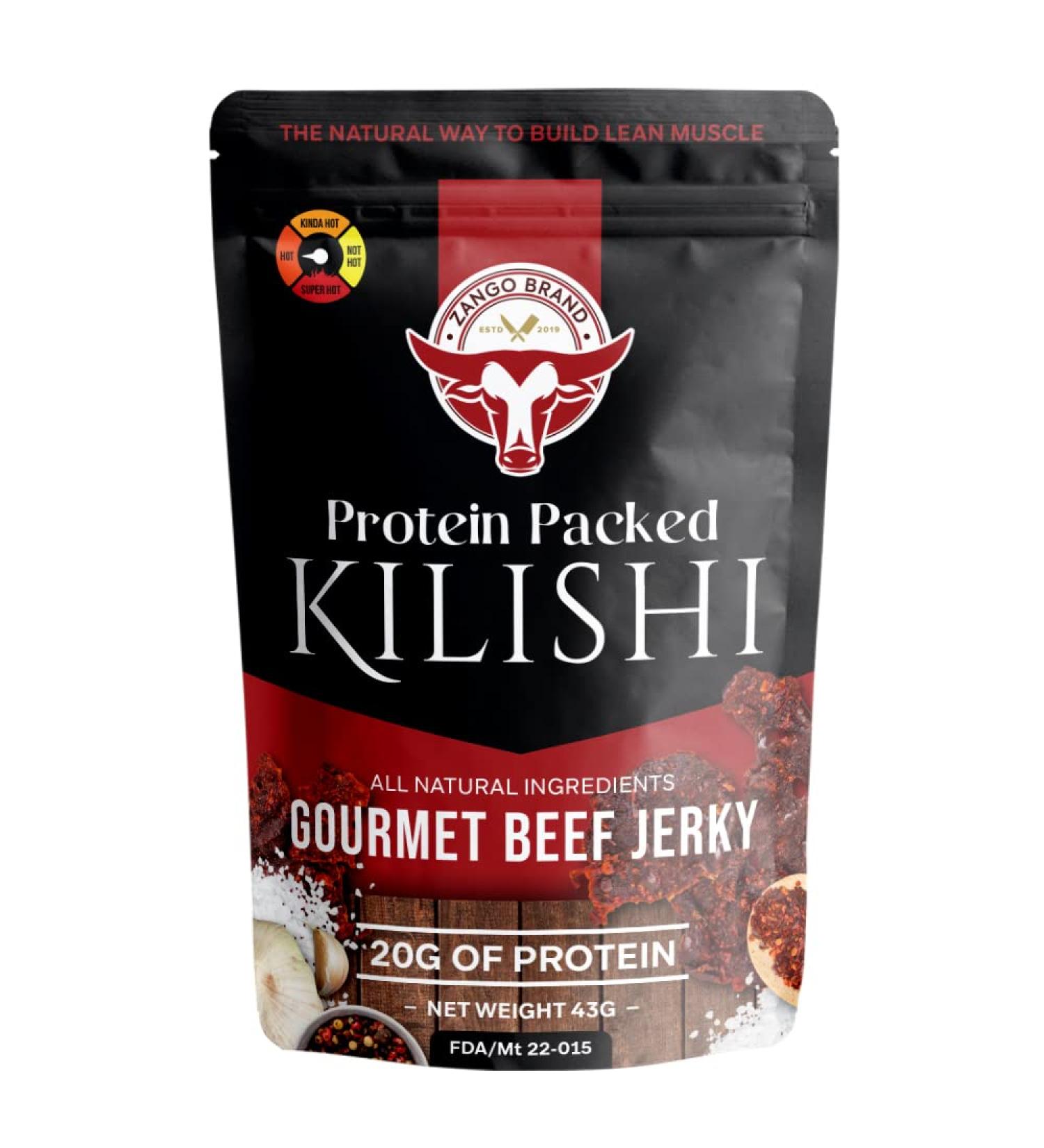 Kilishi - Original Premium Gourmet Beef Jerky. High Protein. Less fats & Carbs. Paleo and Keto Friendly 1.5Oz (HOT) - Buy Online on SooperMarket.com