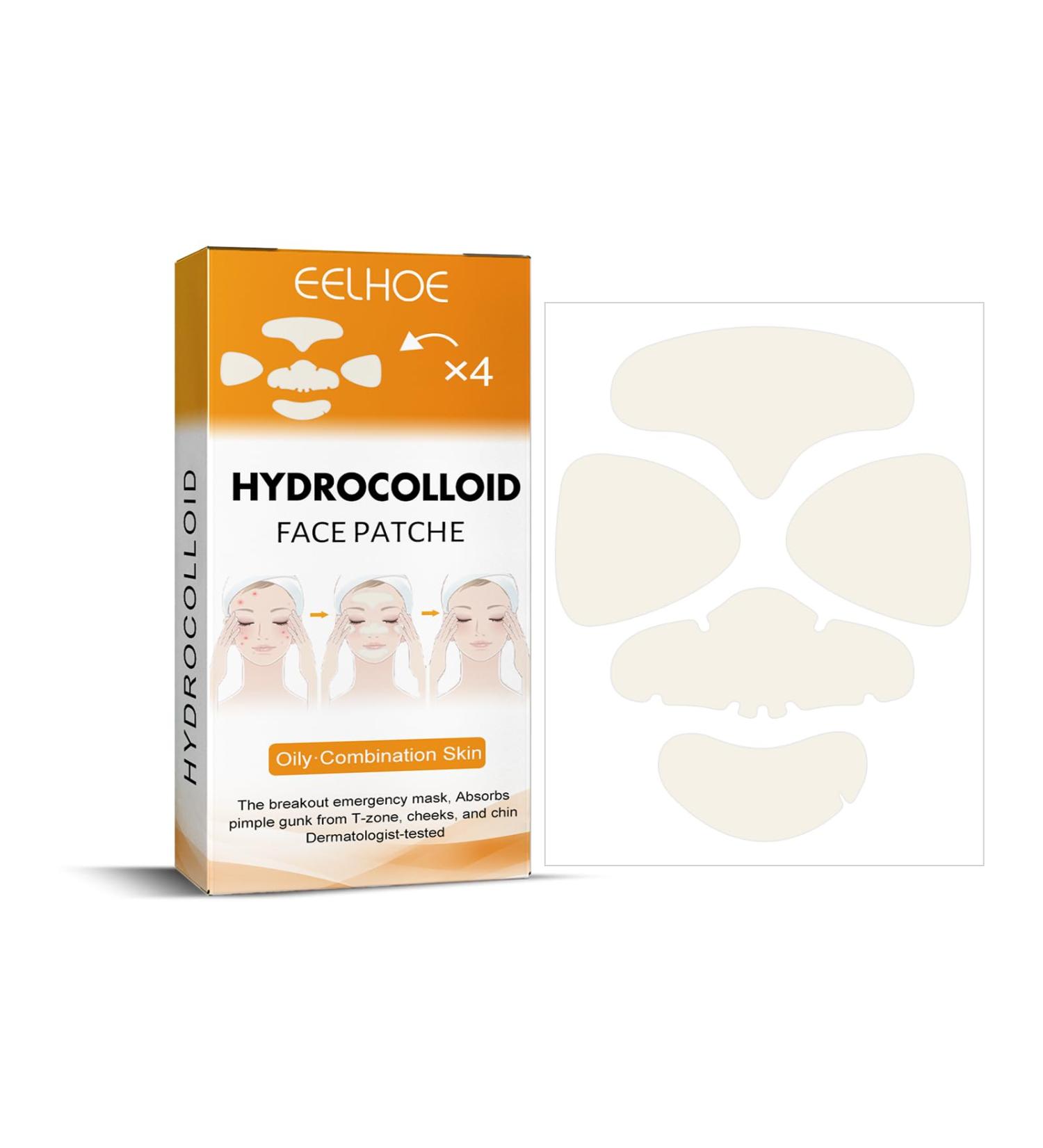 Pimple Patches for Face Hydrocolloid Surface Patches for Forehead Nose Chin and Cheeks Large Acne Treatment Patches for Pimple Extraction and Clean Pores Hydrocolloid Acne Patches for Acne Skin - Buy Online on SooperMarket.com