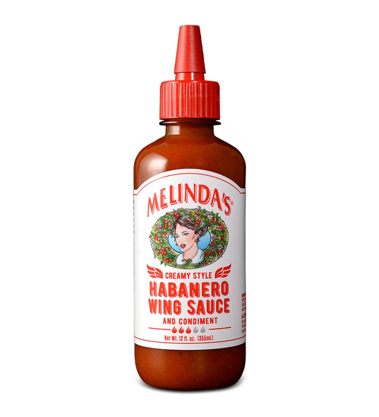 Melinda’s Creamy Style Habanero Wing Sauce 12 Fl Oz (Pack of 1)