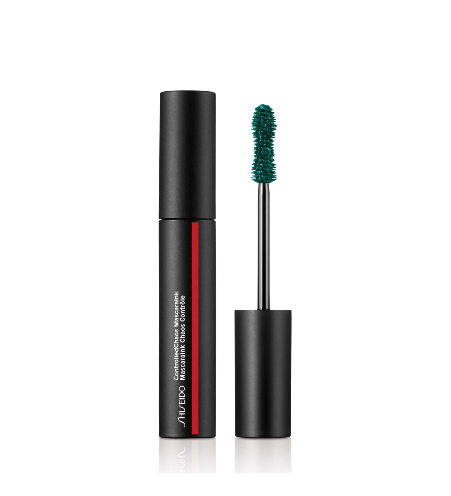 Shiseido ControlledChaos MascaraInk - Delivers Buildable Volume & Bold Color with Precision & Control - 24-Hour  Smudge-Proof  Clump-Resistant Wear Emerald Energy - 4