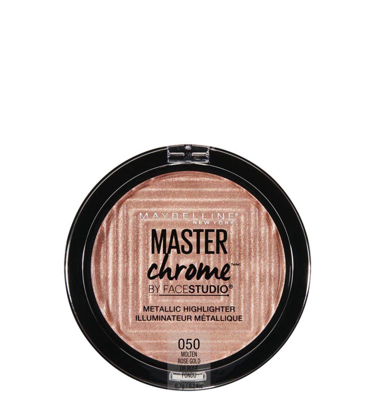 Maybelline Master Chrome Metal Highlighter No. 50 - Radiant Glow for a Perfectly Golden Finish - Buy Online on SooperMarket.com