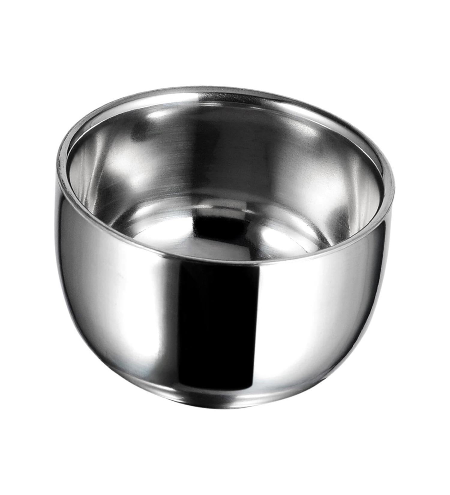 MagiDeal Stainless Steel Shaving Bowl - Unbreakable Double Layer Shaving Mug & Soap Cup for Men - Durable Gift for Husband - Buy Online on SooperMarket.com