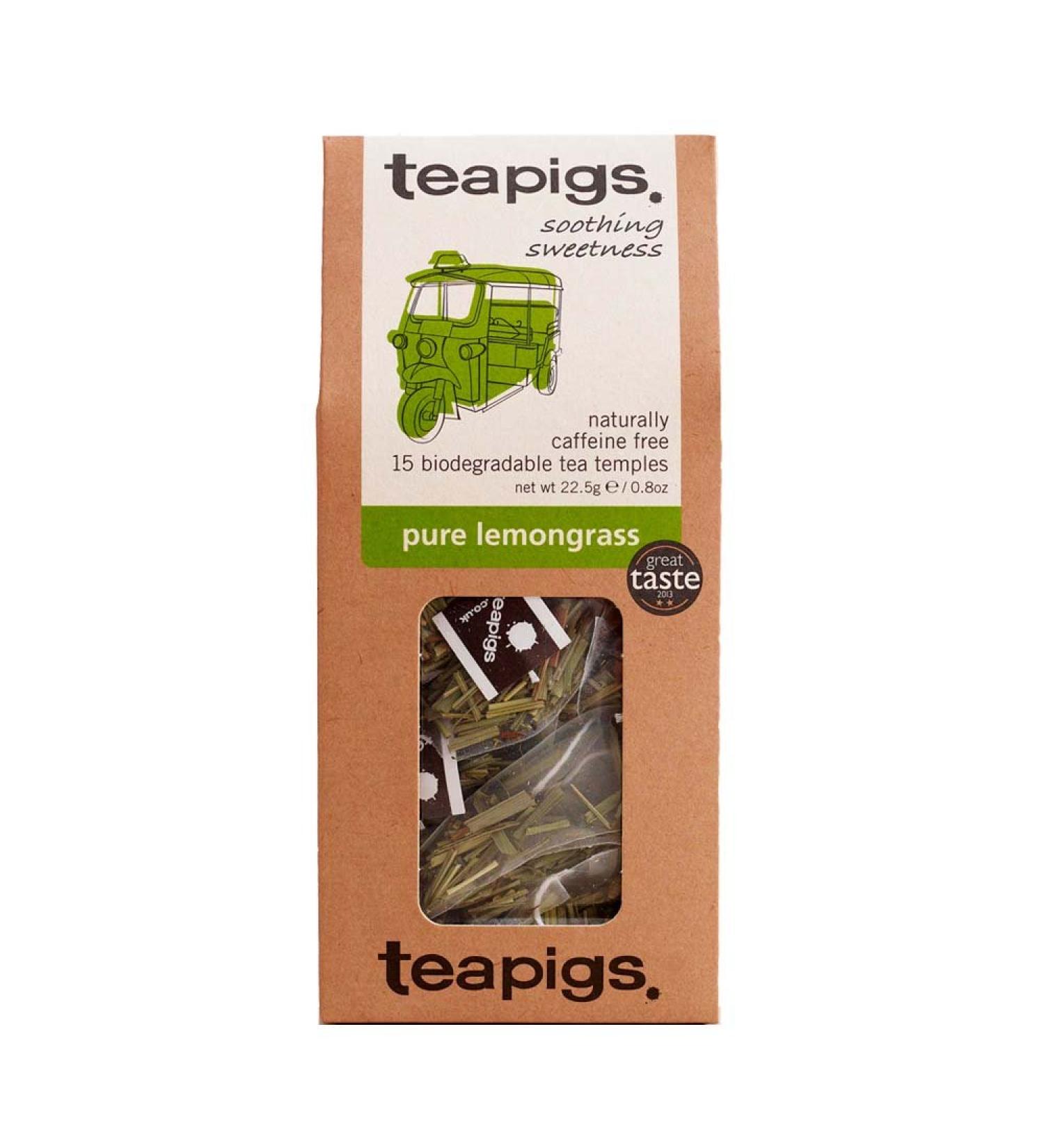 Teapigs Pure lemongrass tea 15 Teabags - Buy Online on SooperMarket.com