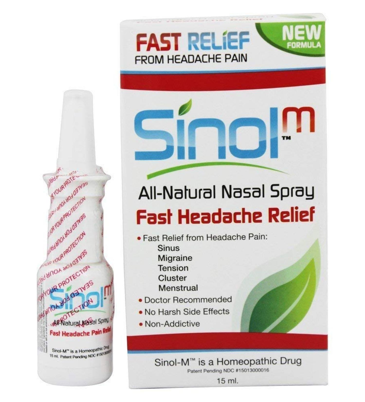 Sinol-M Fast Headache Relief Nasal Spray 15ML