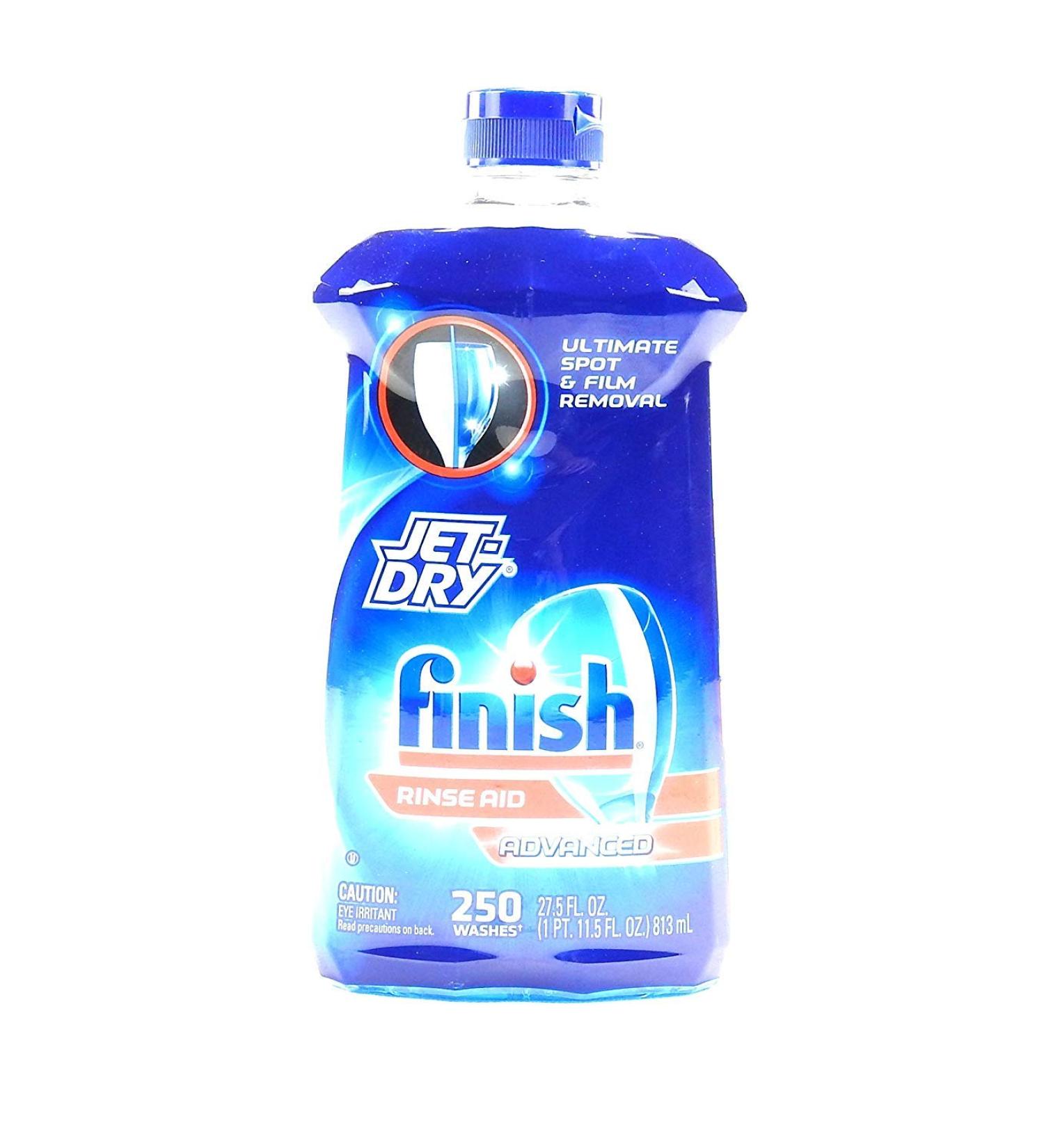 Jet-Dry Finish Rinse Aid, Dishwasher Rinse Agent & Drying Agent (27.5oz.)