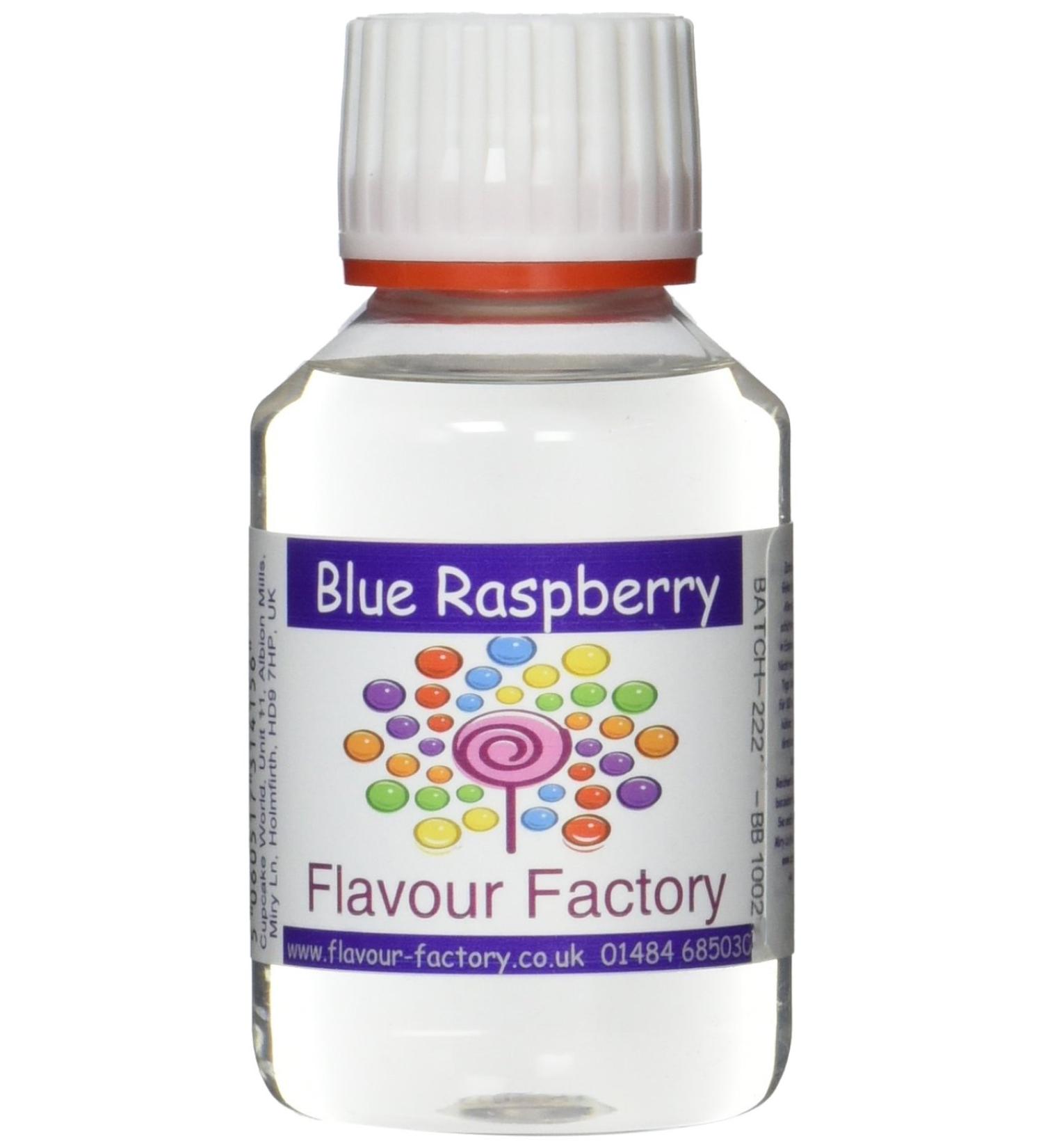 Flavour Factory Blue Raspberry Intense Food Flavouring 100 ml - Buy Online on SooperMarket.com