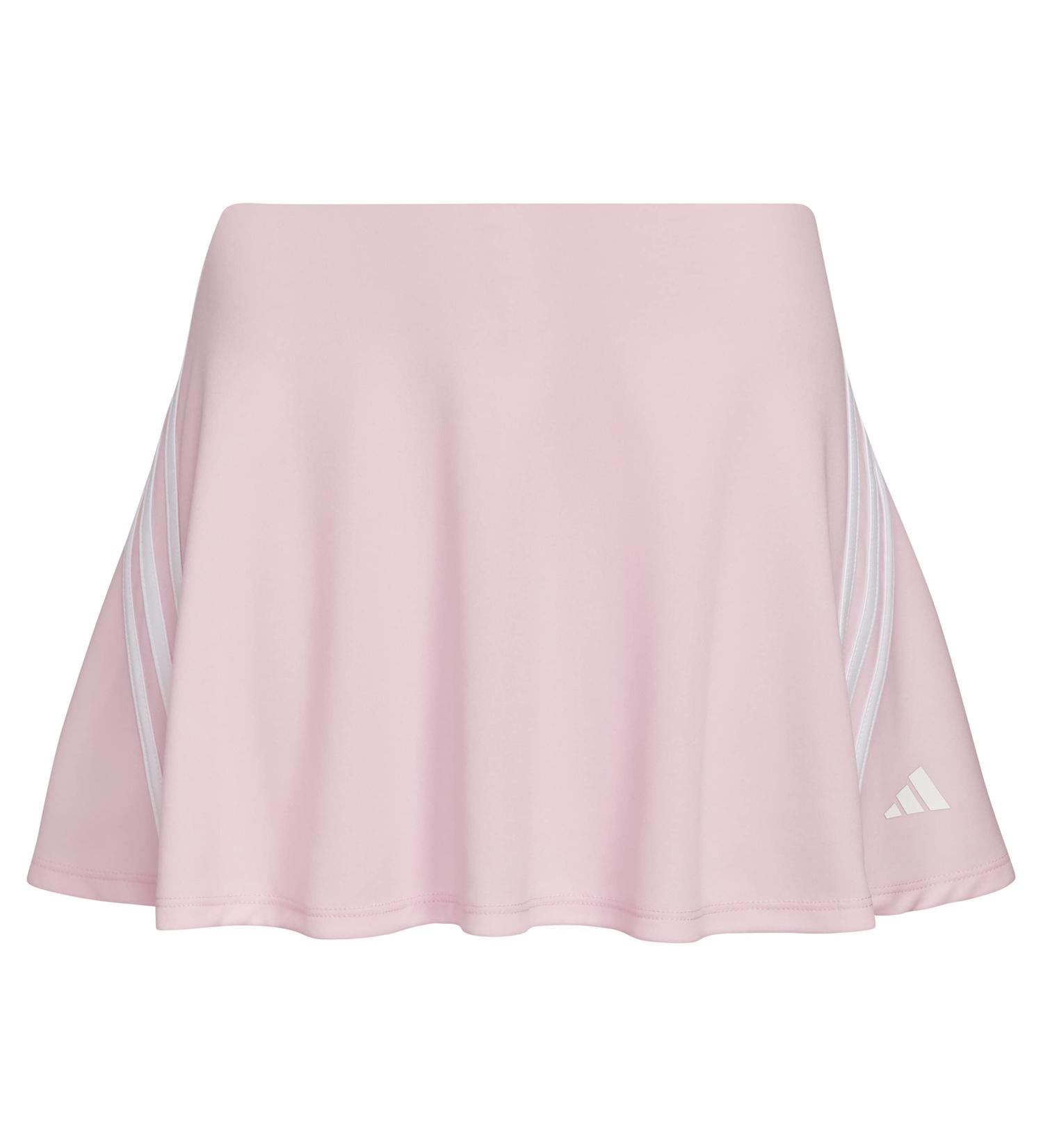 adidas Girls' 3-Stripe Skort, Elastic Waistband, 3T, Clear Pink - Buy Online on SooperMarket.com