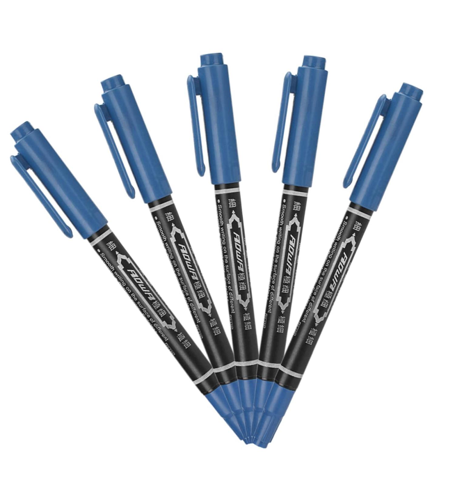 Hemoton 5pcs Pen Eyebrow Pen Pens Eyebrow Position Pen Double Head Drawing Tool 13.9x1.8cm Blue - Buy Online on SooperMarket.com