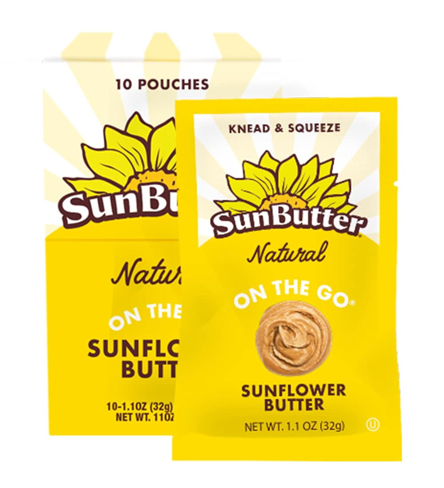 SunButter Sunflower Butter 1.1oz Pouches - 30 ct (Pack of 30) | Natural Sunflower Seed Spread - Buy Online on SooperMarket.com