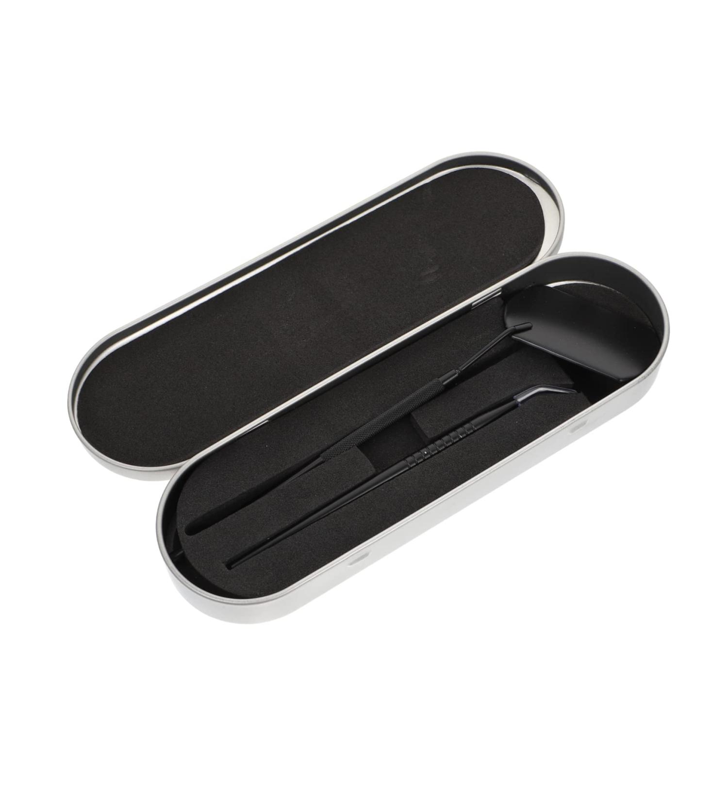 1 Set Eyelash Inspection Mirror & Lash Pick-Up Stick - Essential Salon Tool for Eyelash Extensions | Beauty Tools for Women - Buy Online on SooperMarket.com