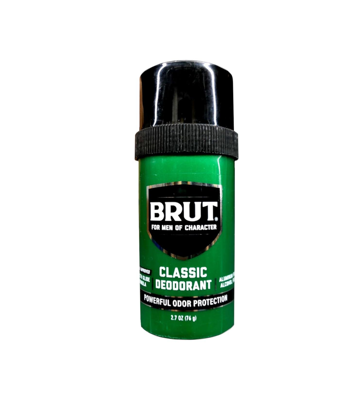BRUT Deodorant Stick Original Fragrance 2.50 oz - Pack of 11 | Long-lasting Protection - Buy Online on SooperMarket.com