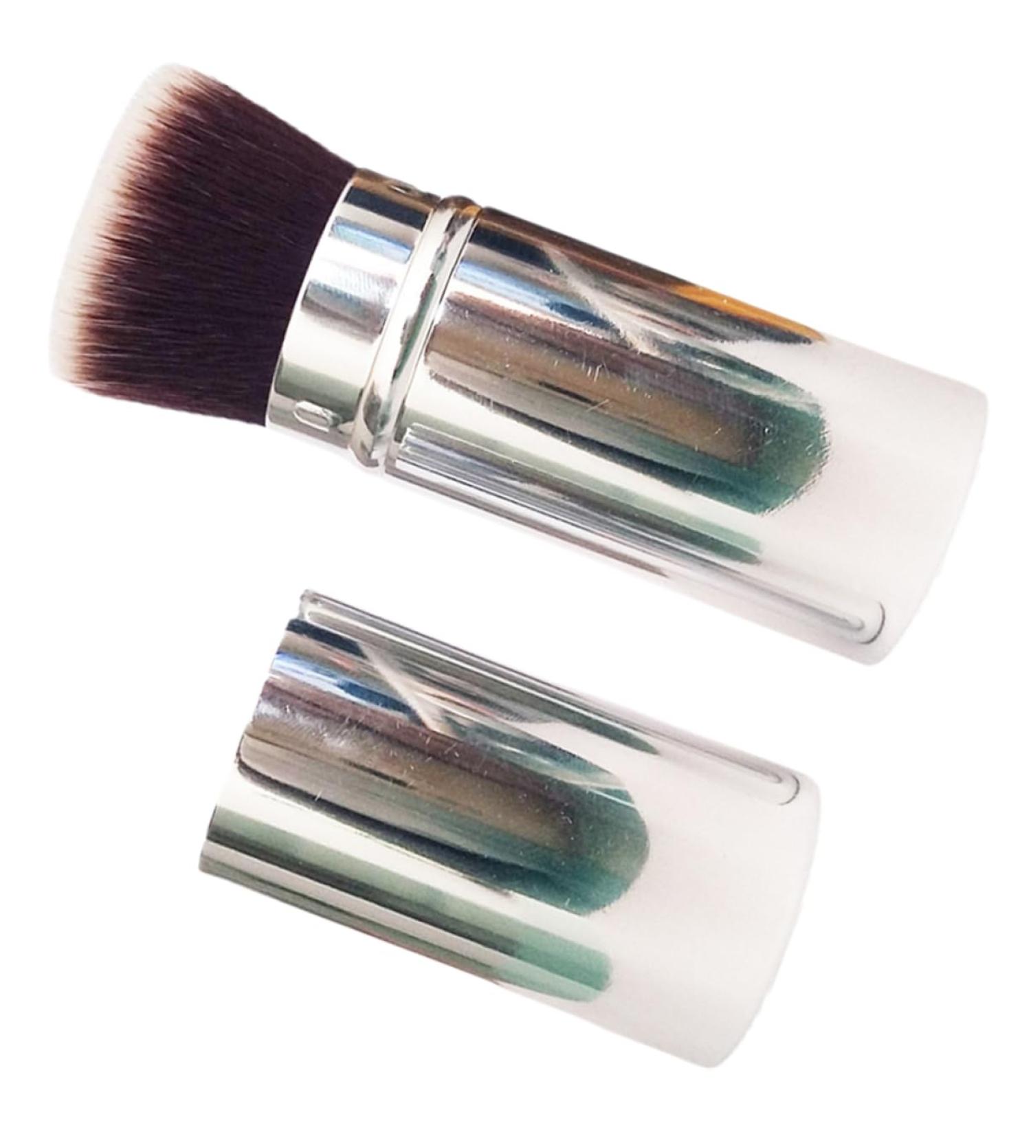 minkissy Retractable Makeup with Cover Cosmetic Applicator Foundation Brush Retractable Blush Brush Makeup Tool Retractable Powder Brush Makeup Supplies Artificial Fiber Telescopic - Buy Online on SooperMarket.com