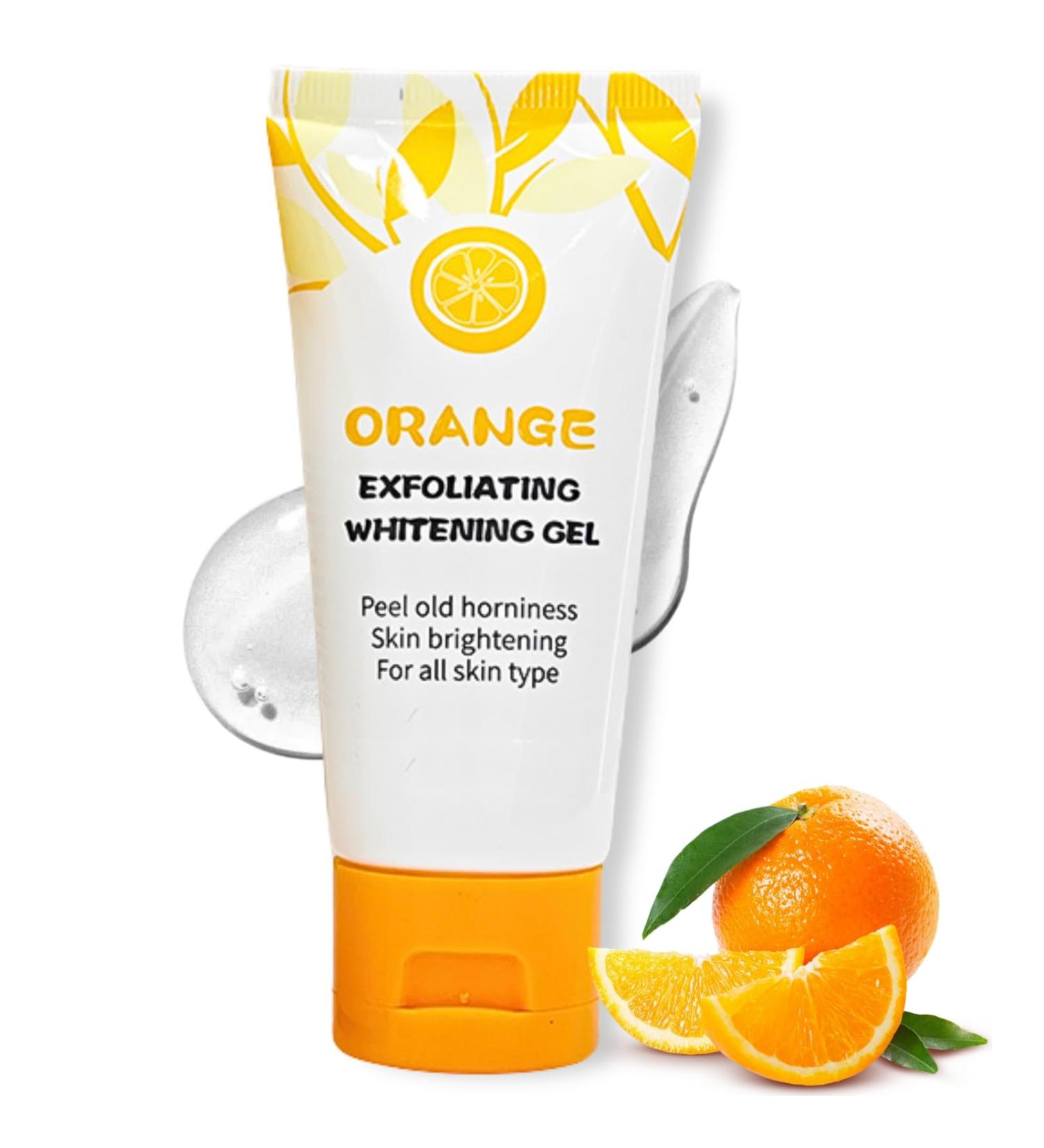Orange Face Exfoliator Vitamin C Face Scrub Mild Exfoliating Face Wash Orange Exfoliating Gel For Brightening Skin Exfoliating Scrub Remove Dead Skin For Smooth & Radiant - Face & Body &Knee - Buy Online on SooperMarket.com