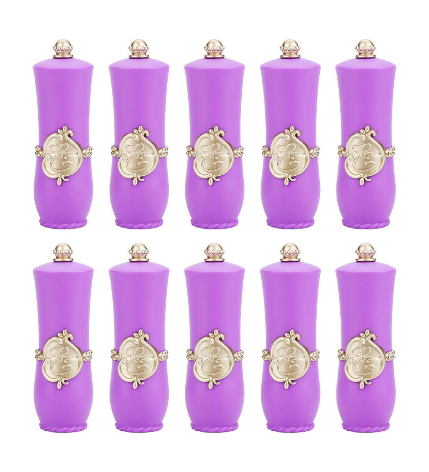 Royal Style Chapstick Container | DIY Lipstick & Lip Balm Tubes - Purple 10 Pcs Edition #4 | International Shipping - Buy Online on SooperMarket.com