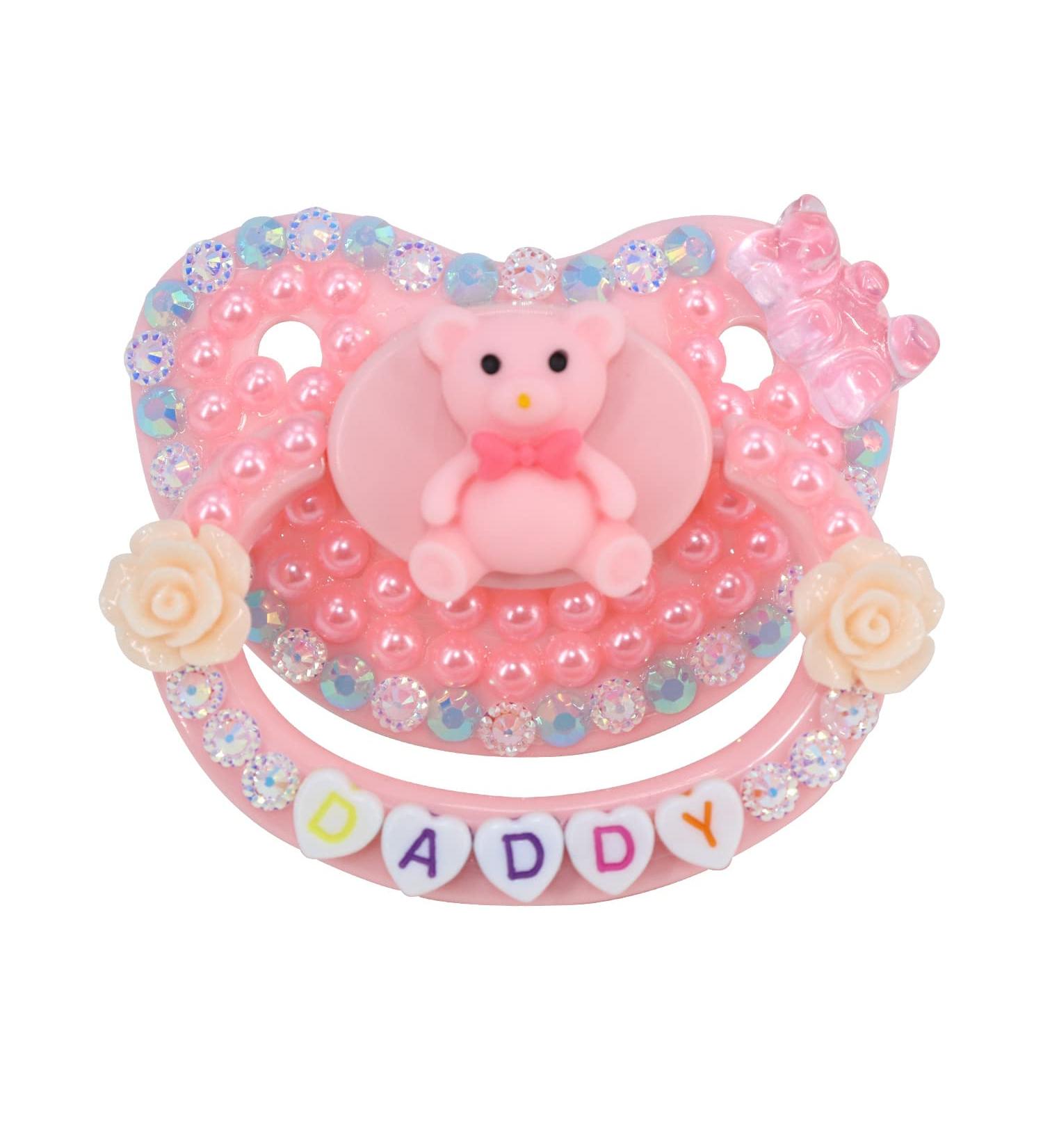 Pink Bear Adult Sized Pacifier Candy - Cute Baby Pacifiers | [Brand Name] - Buy Online on SooperMarket.com