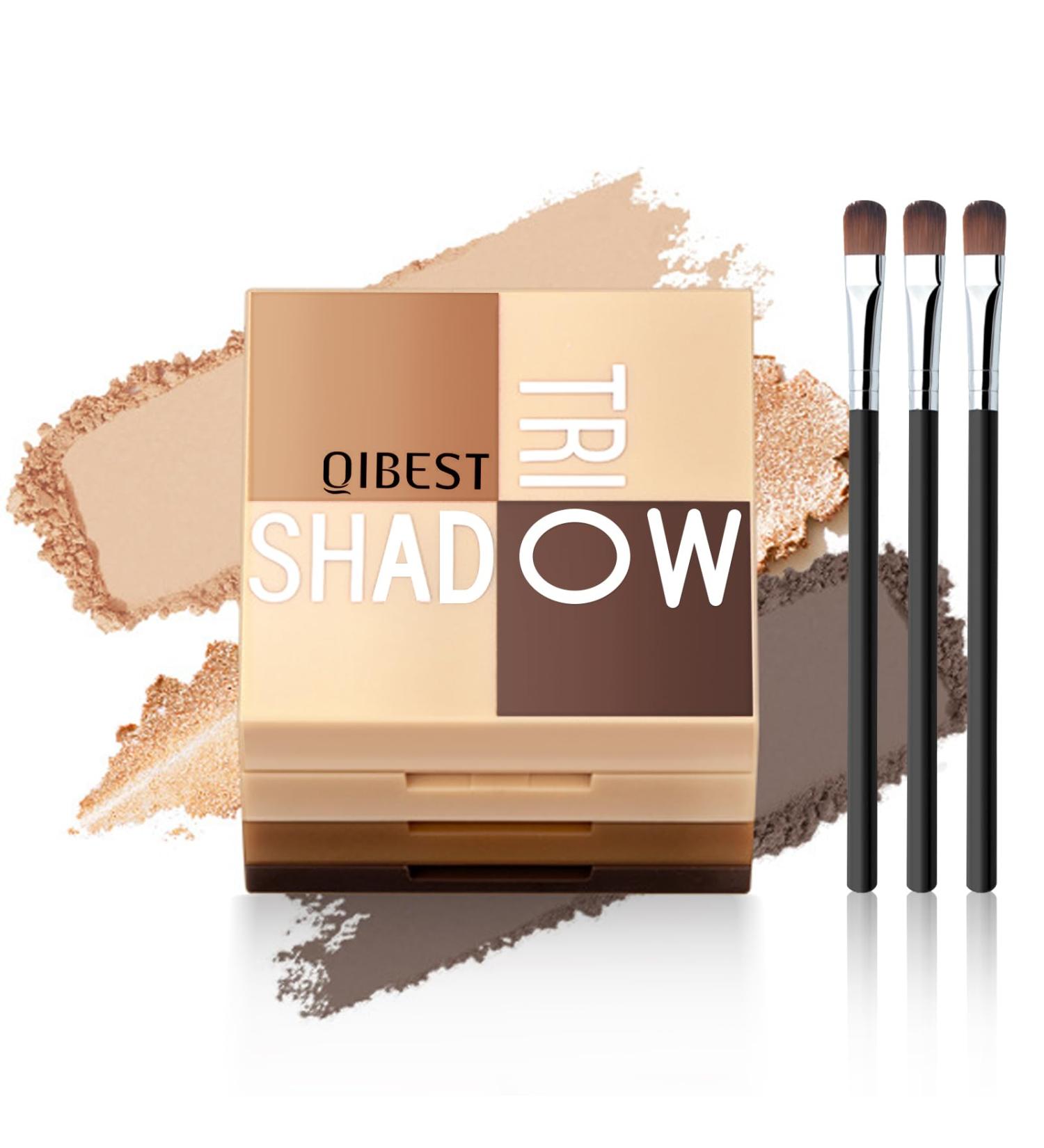 Buy 3 in 1 Matte Eyeshadow Palette - High Pigmented Nude Neutral Makeup | Long Lasting Smooth Matte & Shimmer Trio (2 - Buy Online on SooperMarket.com