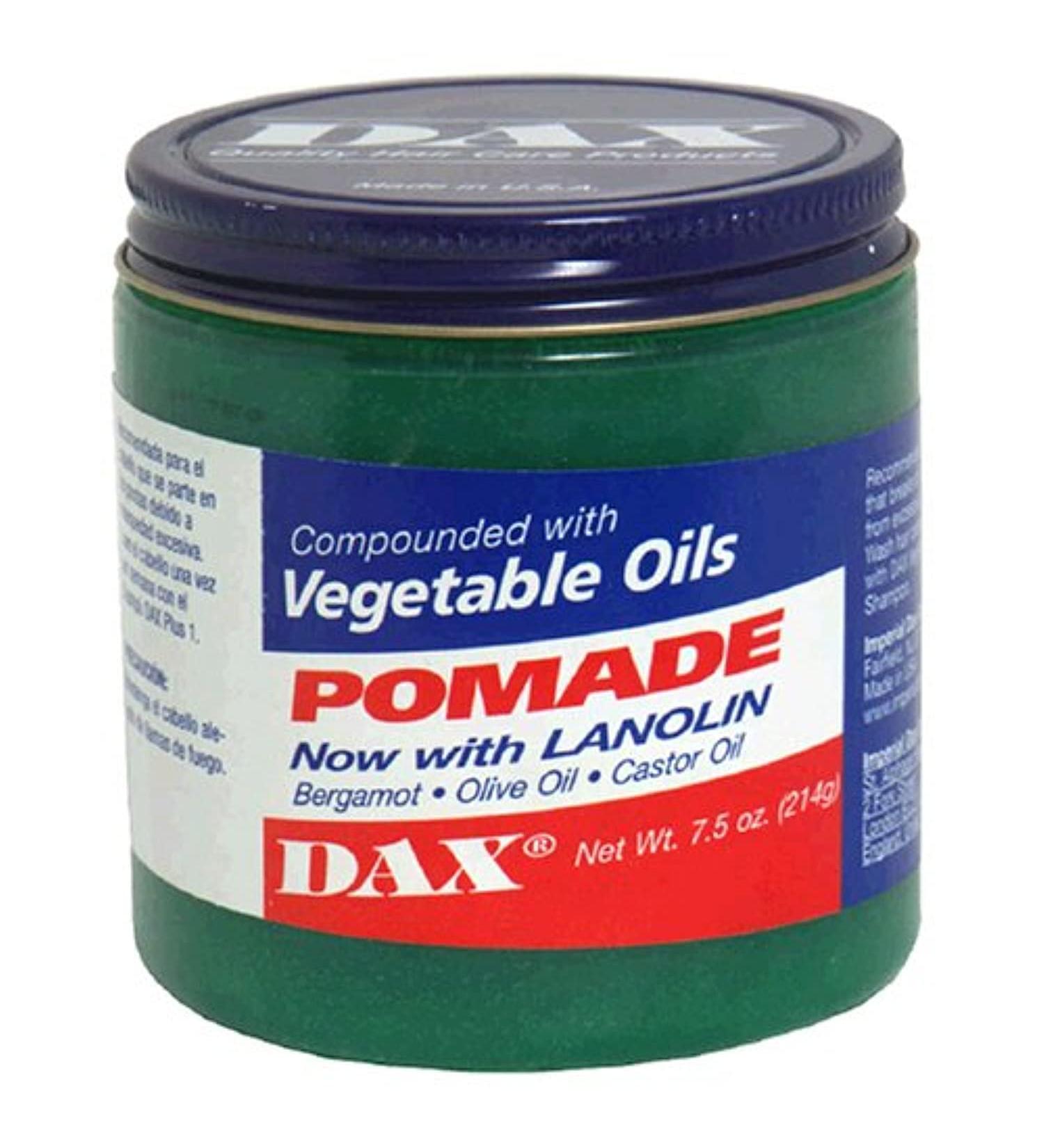 Dax Pomade Compounded With Vegetable Oils 7.5-Ounce Jars (Pack of 6)