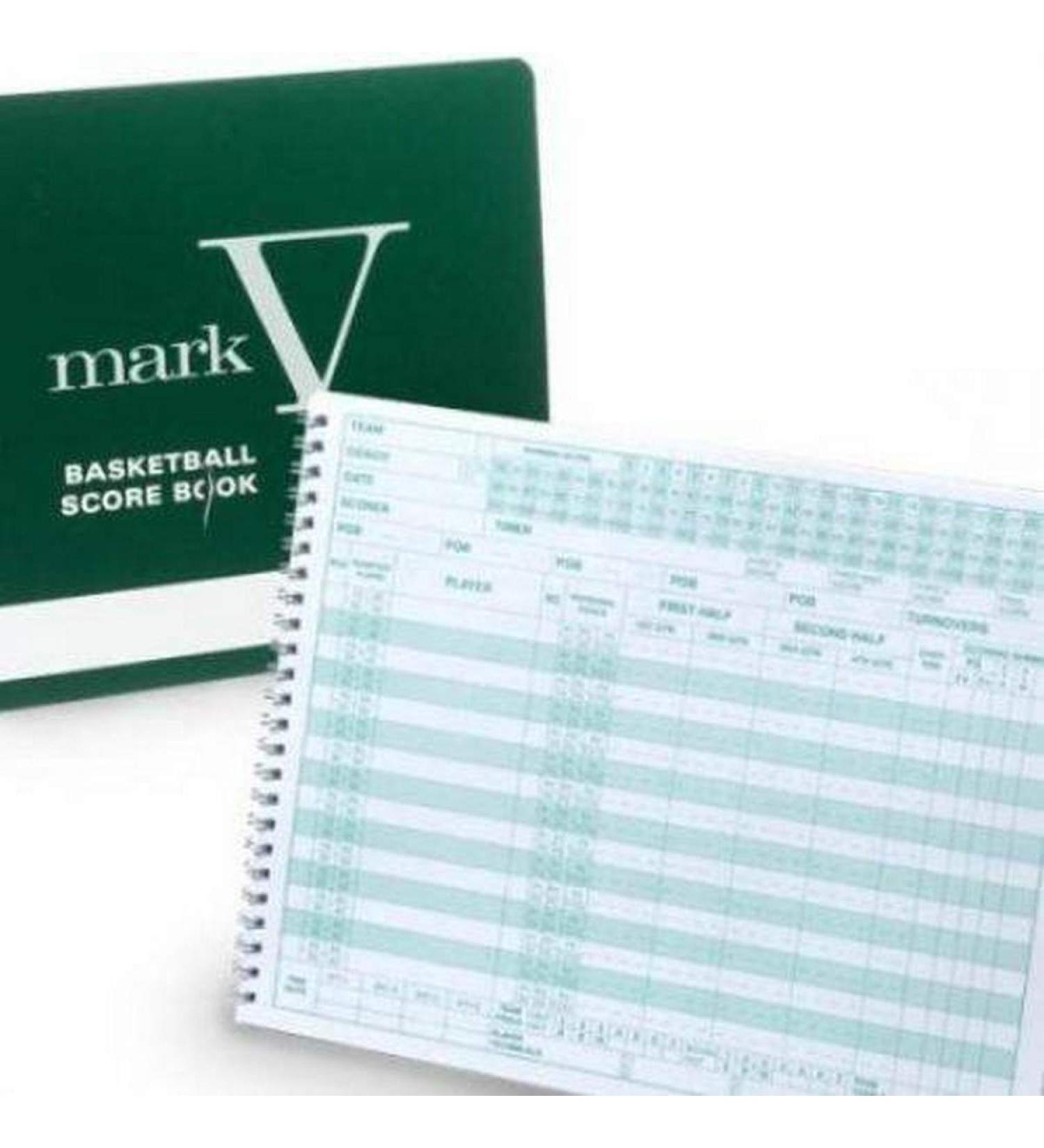 Mark V Basketball Scorebook - Track Official Game Stats Efficiently - Buy Online on SooperMarket.com