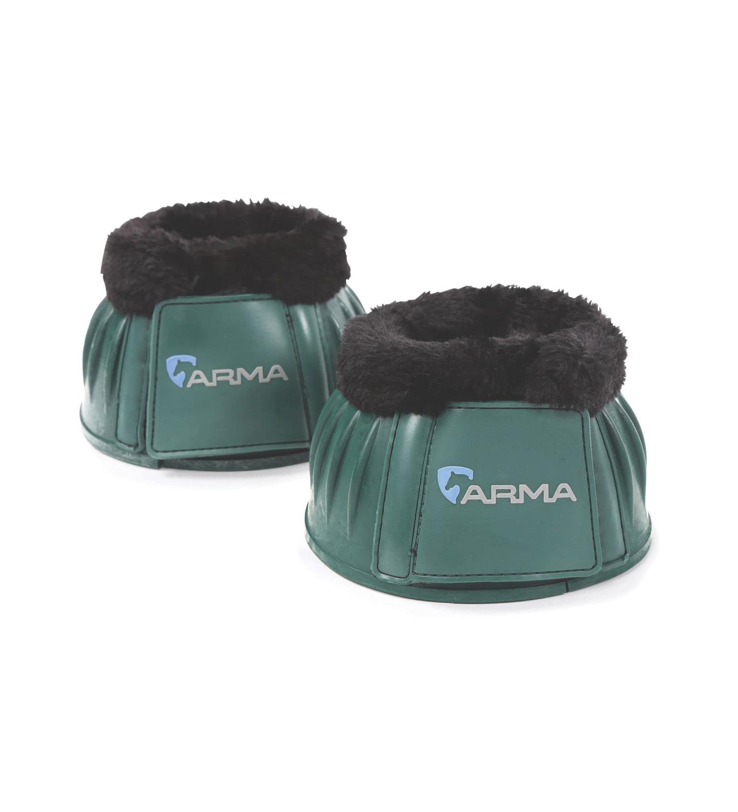 Shires ARMA Touch Close Bell Boots Green and Black Coat XFull