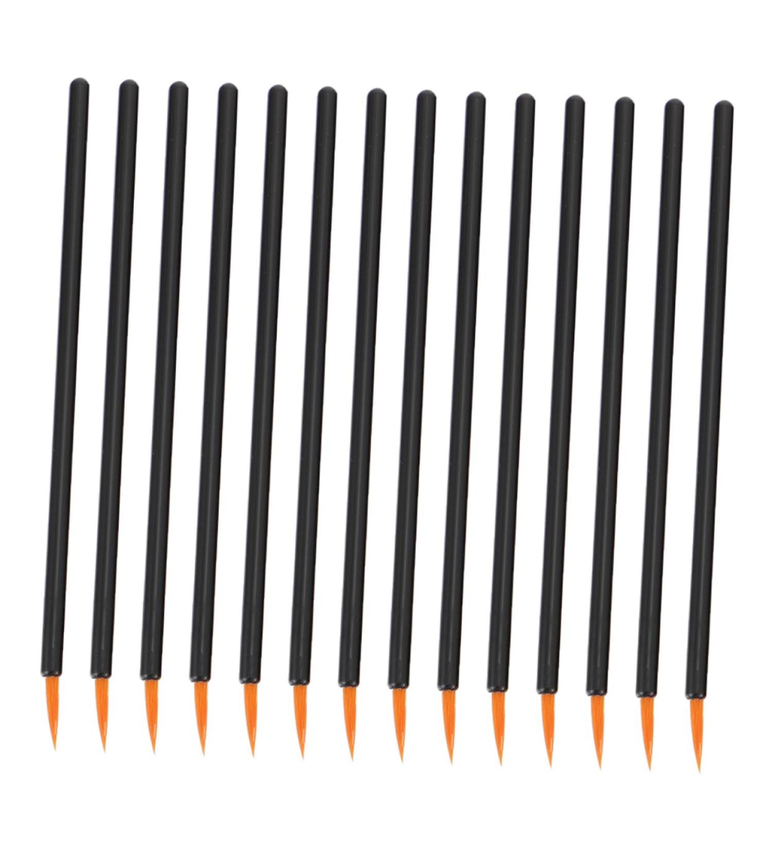 PLAFOPE 100pcs Disposable Eyeliner Brush Face Tools Eyeshadow Gel Eyeliner Brush Plastic Black - Buy Online on SooperMarket.com