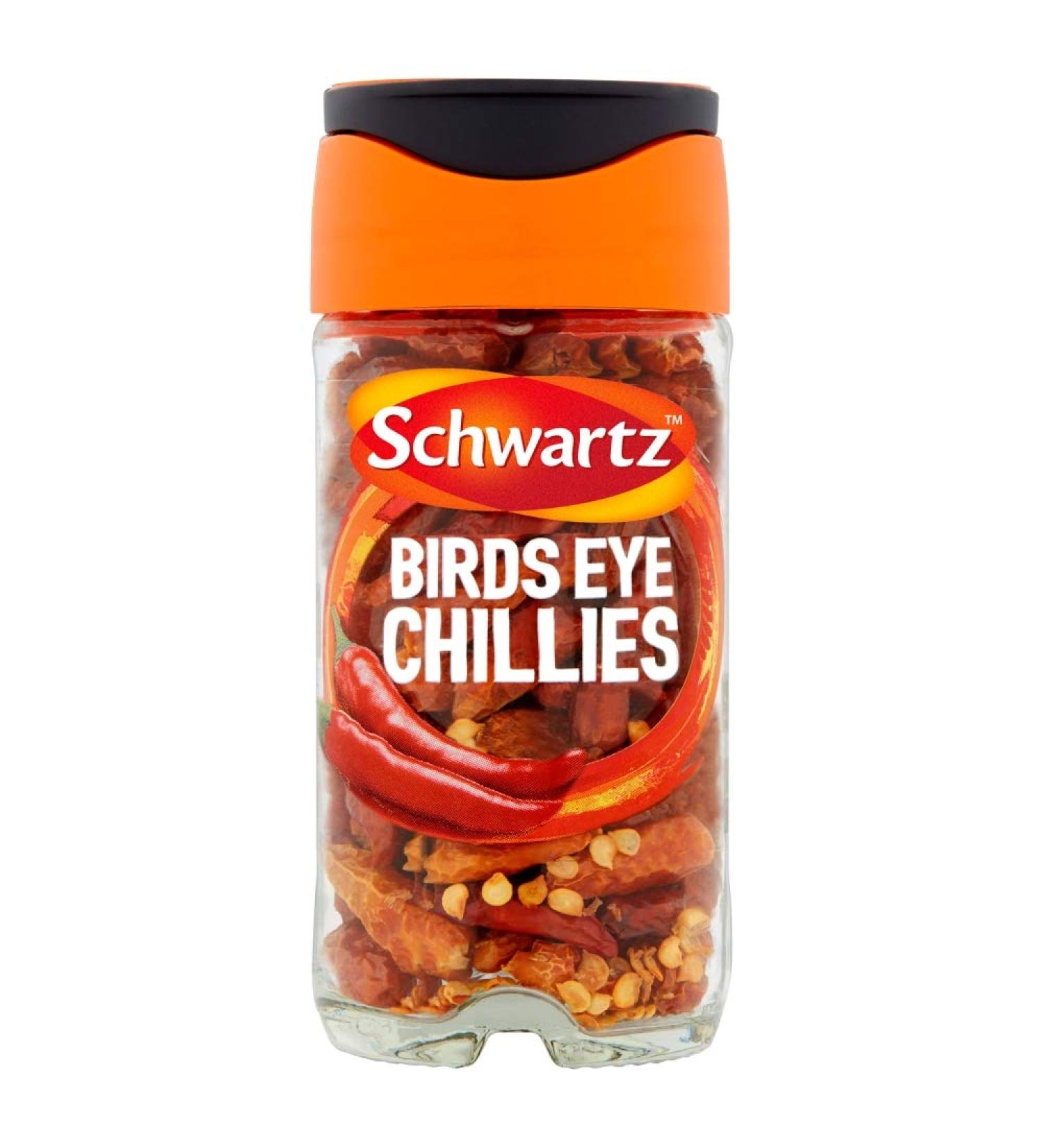 Schwartz Birds Eye Chillies 11g - Spicy Flavour Enhancer for Culinary Delights - Buy Online on SooperMarket.com