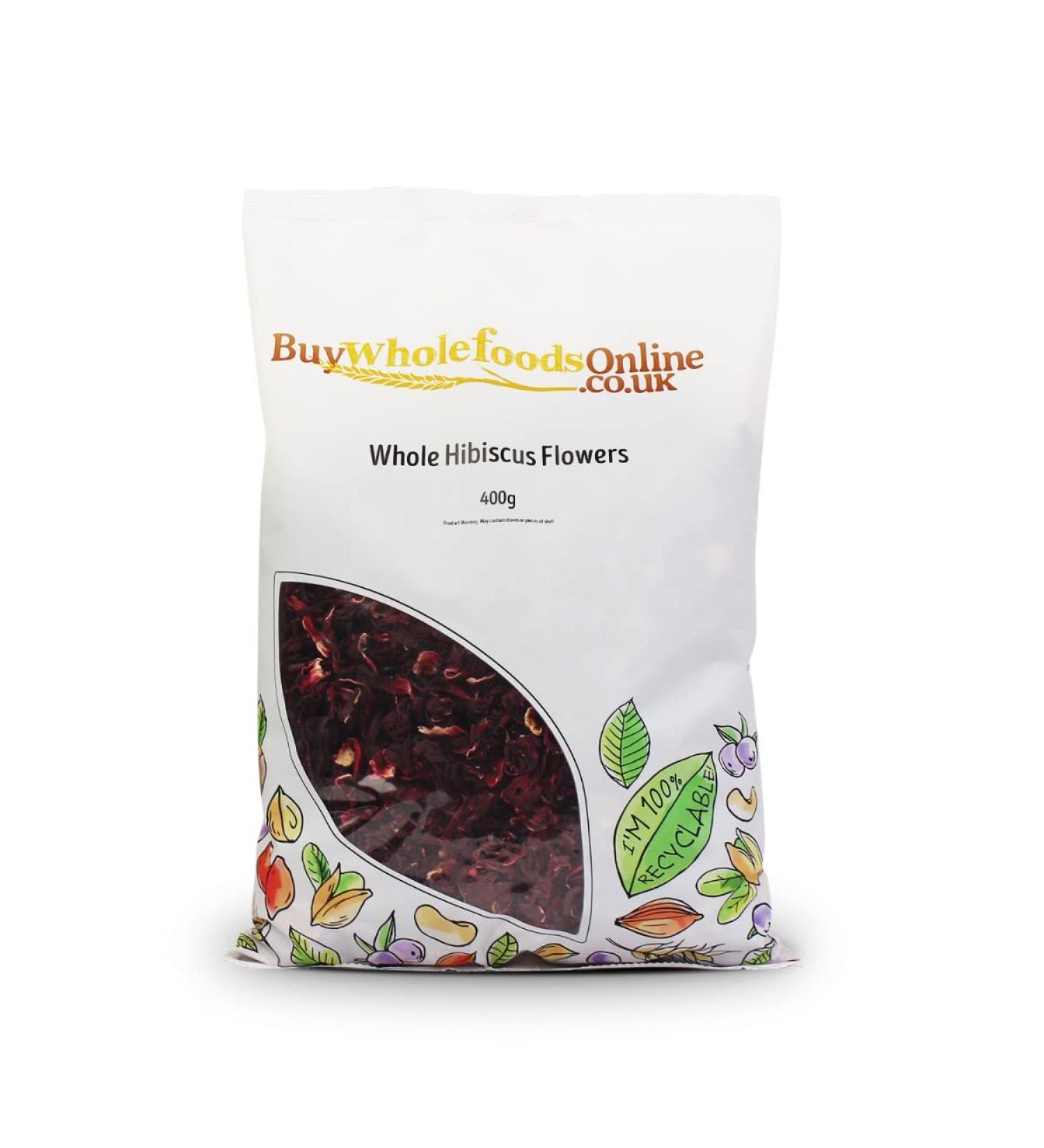 Whole Hibiscus Loose Tea 400g (BWFO) - Buy Online on SooperMarket.com