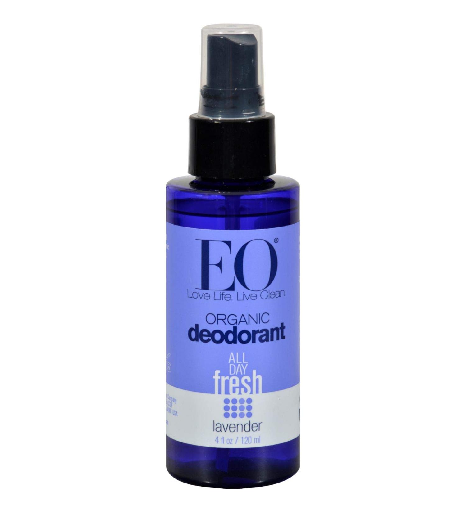 EO Organic Deodorant Spray - Lavender 4 oz | French Lavender Scent - 4 Fl Oz (1 Pack) - Buy Online on SooperMarket.com