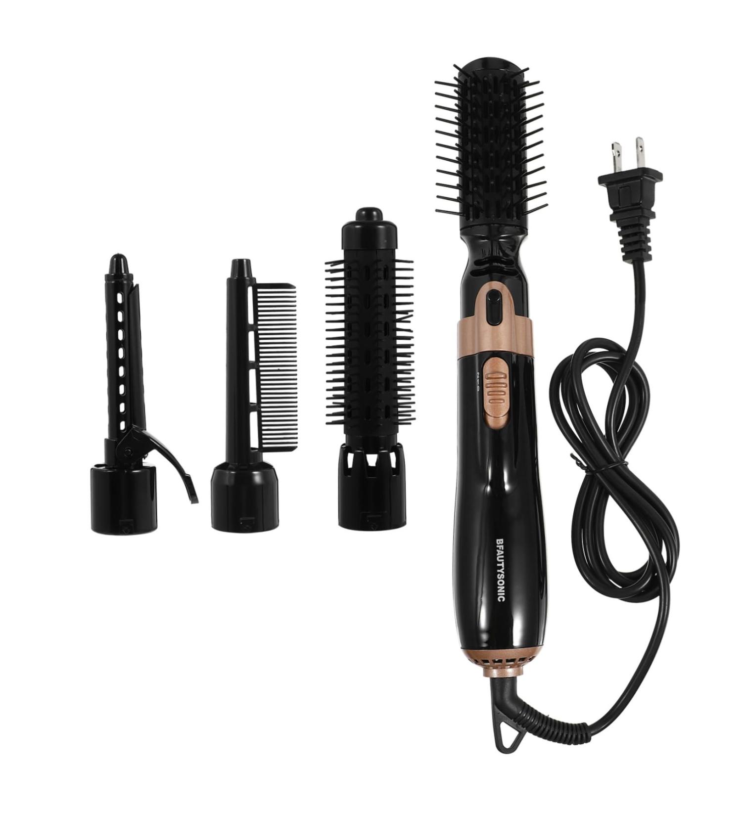 Baluue 1 Set Curling Iron Hairdressing Tool Portable Heating Curler Personal Hair Curler Curlers Abs Black - Buy Online on SooperMarket.com