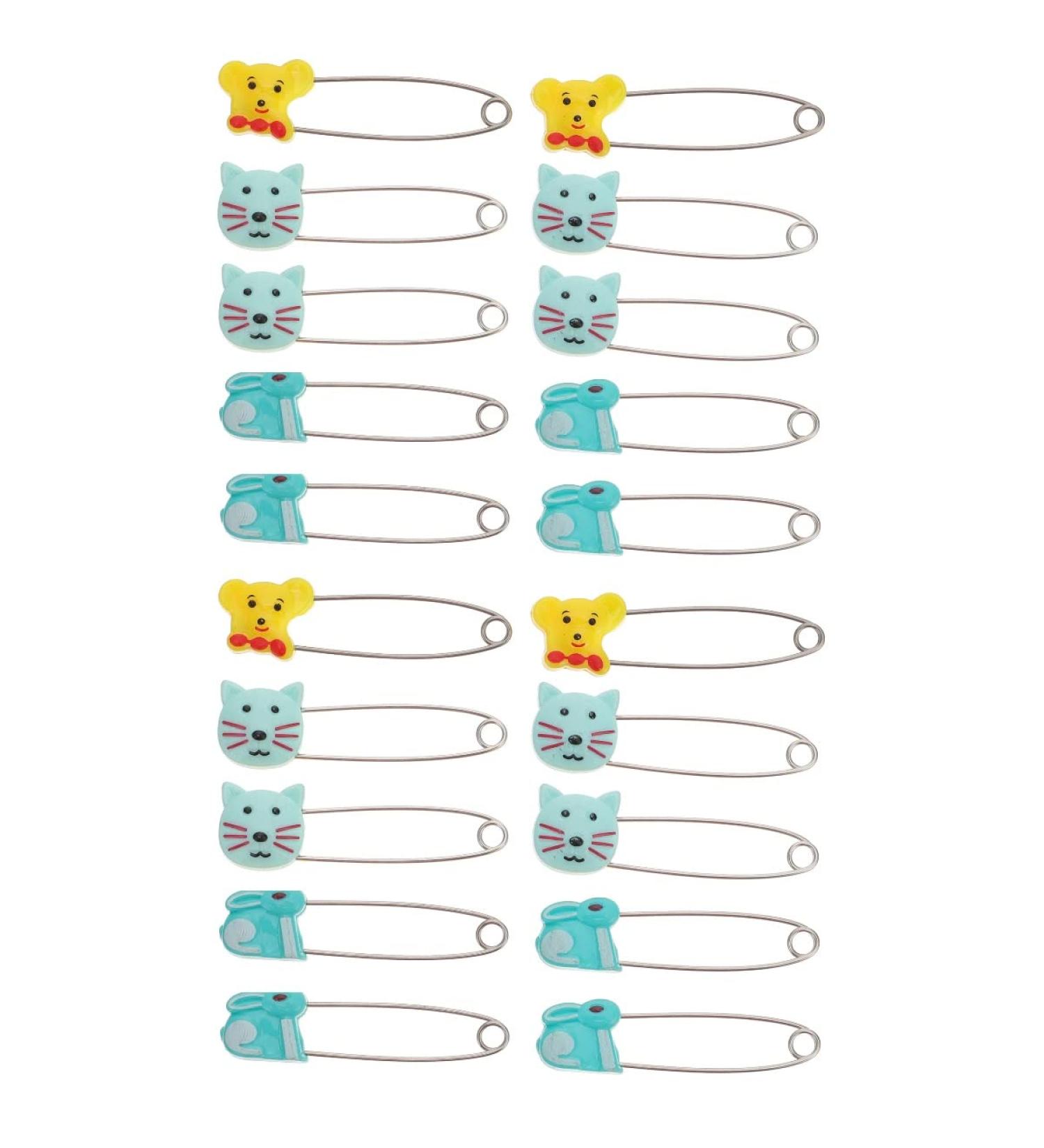 Toddmomy 20pcs Baby Safety Brooch Pins | Heavy Duty Blanket & Diaper Safety Pins - Buy Online on SooperMarket.com