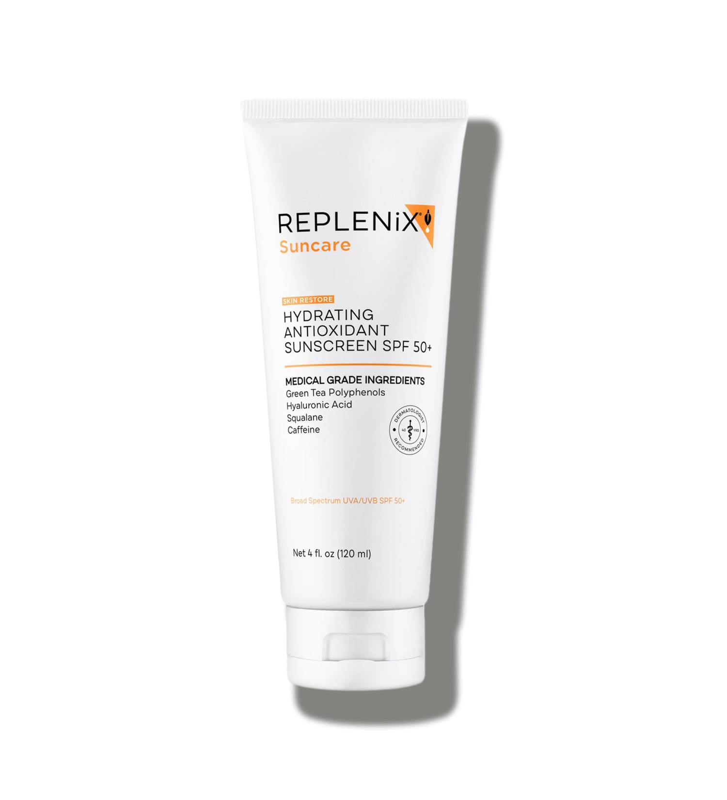 Replenix Hydrating Antioxidant Tinted Mineral Sunscreen SPF 50+ | Oil-Free Medical-Grade Zinc for Face & Body | International Shipping - Buy Online on SooperMarket.com
