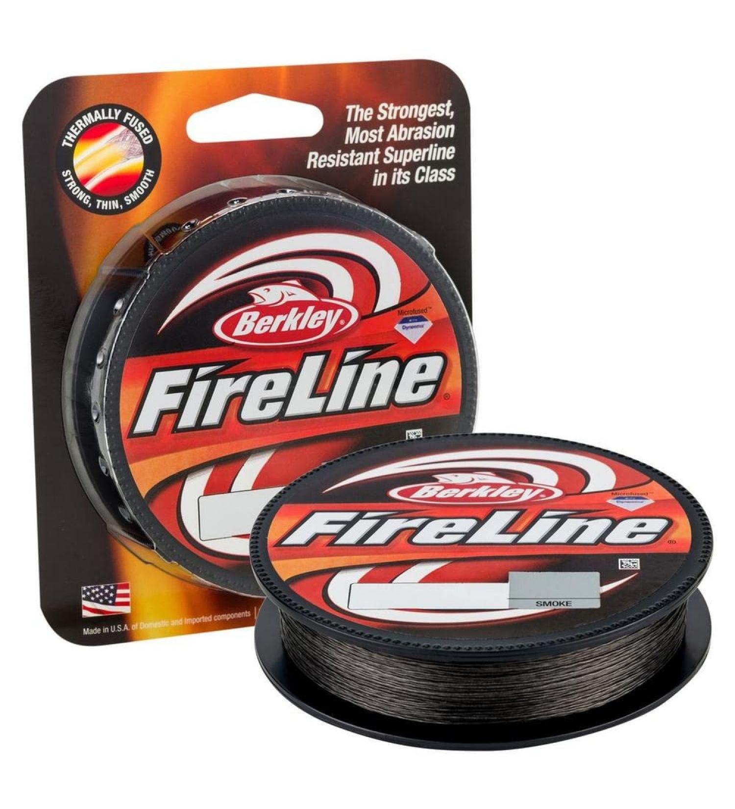 Berkley Fused Crystal Fireline, 6/2 Lb, 125 Yd , Smoke