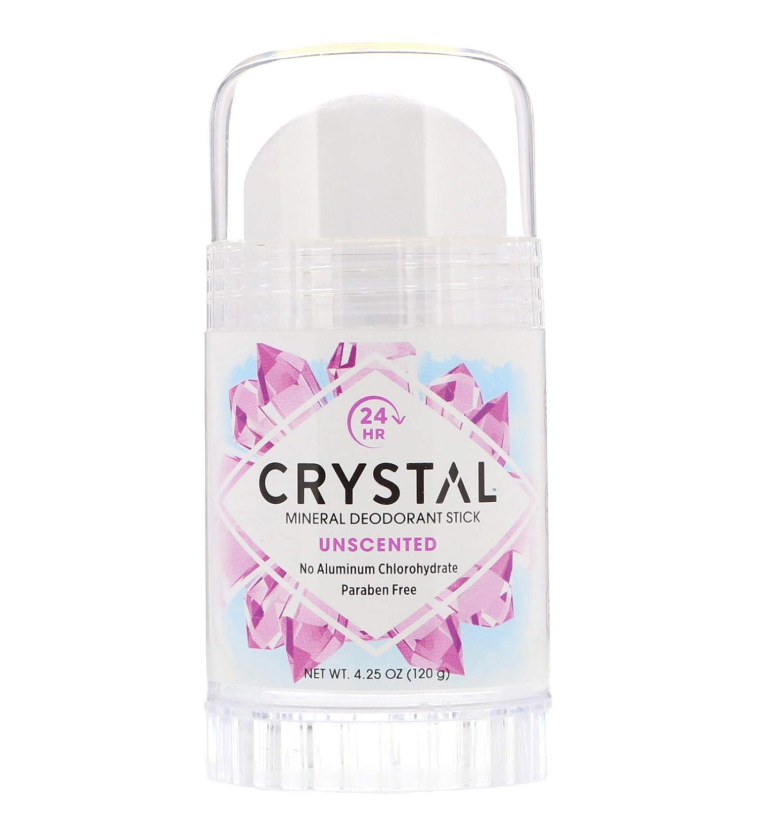 Crystal Mineral Deodorant Stick  Unscented 4.25 oz