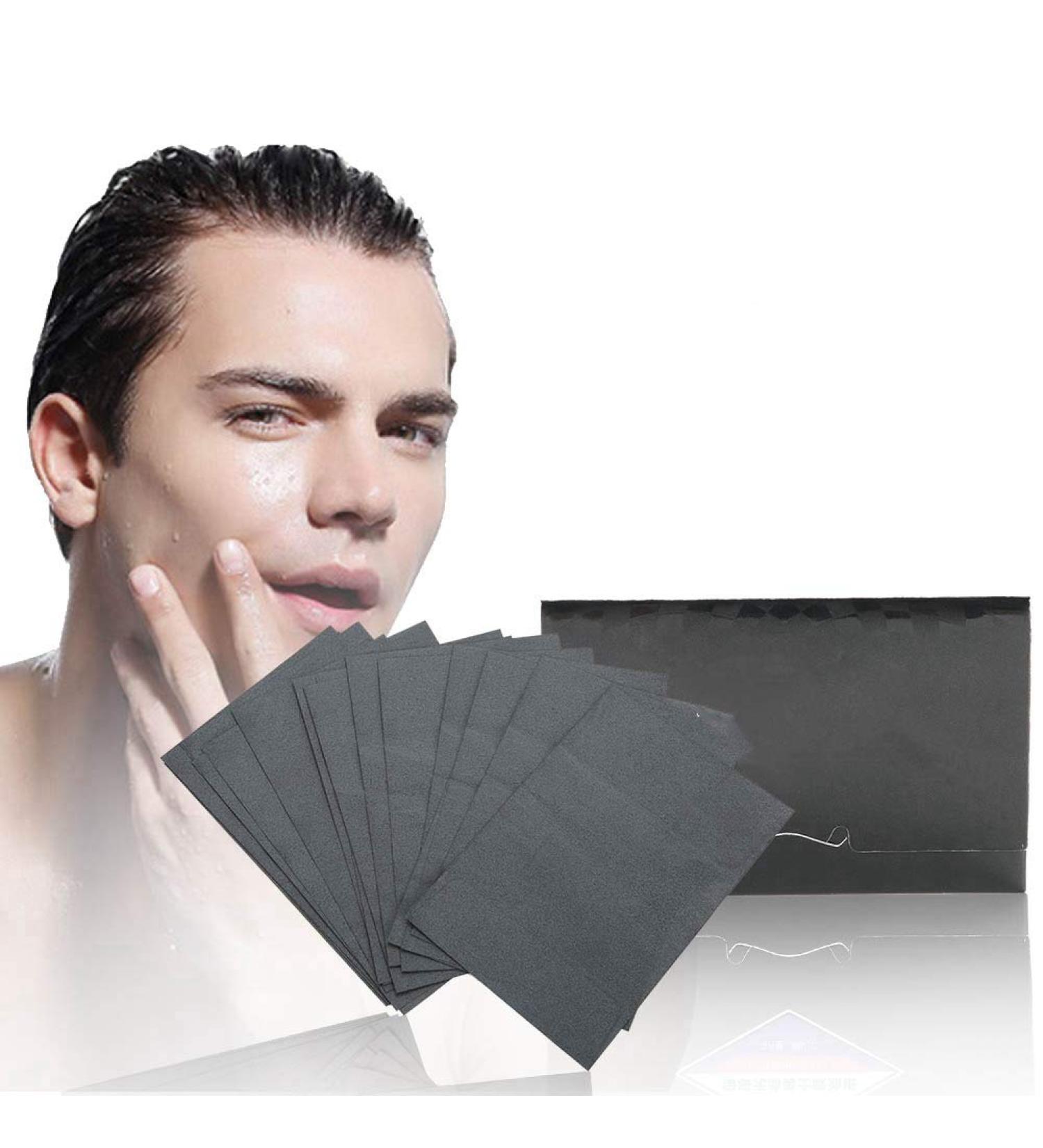 Men's Oil Control Paper - 80 Sheets, Blotter Face Oil Absorbing Tissues - Buy Online on SooperMarket.com