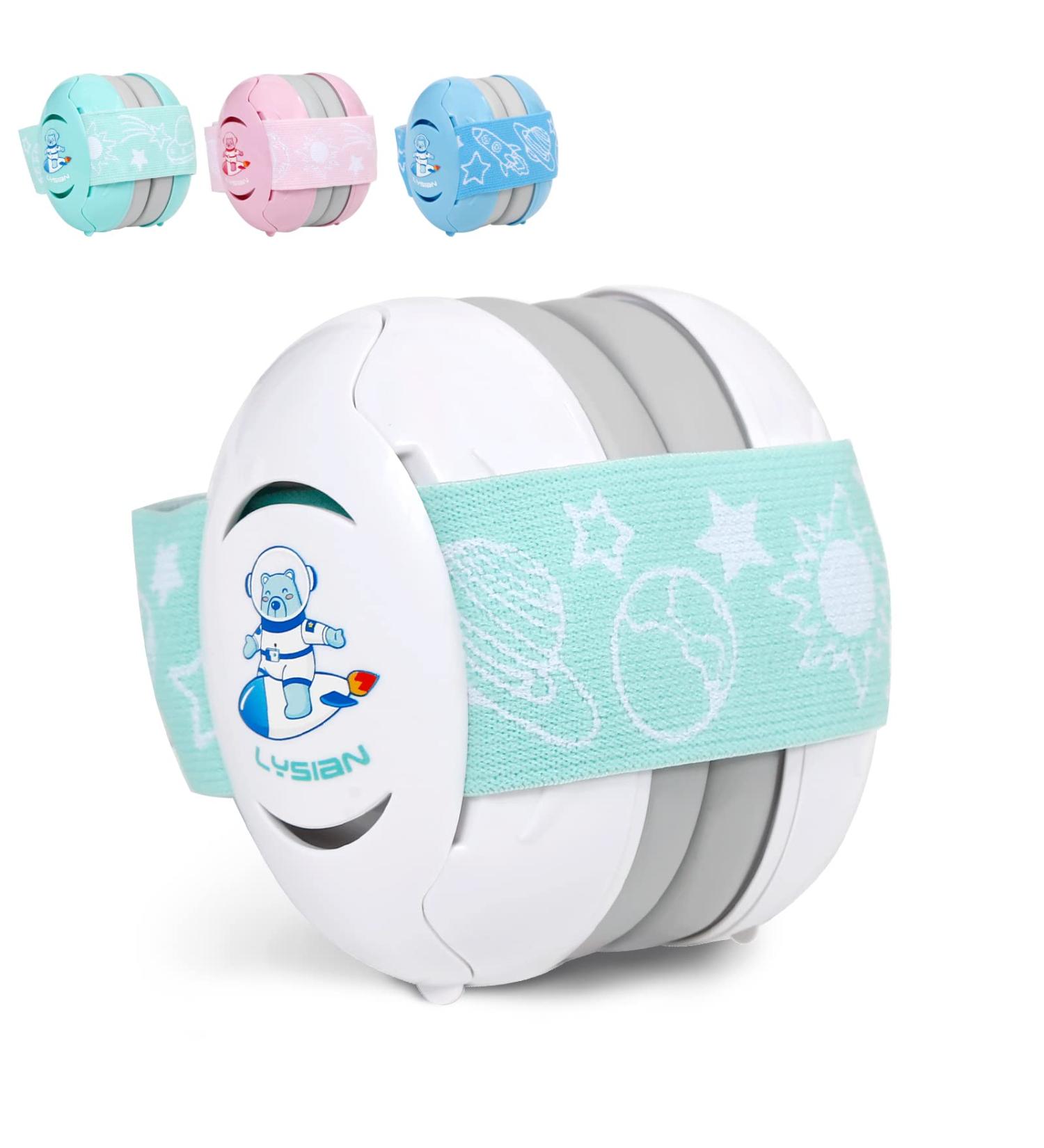 Baby Ear Muffs for Noise Blocking, Infant Hearing Protection Earmuffs - Lysian White - Buy Online on SooperMarket.com