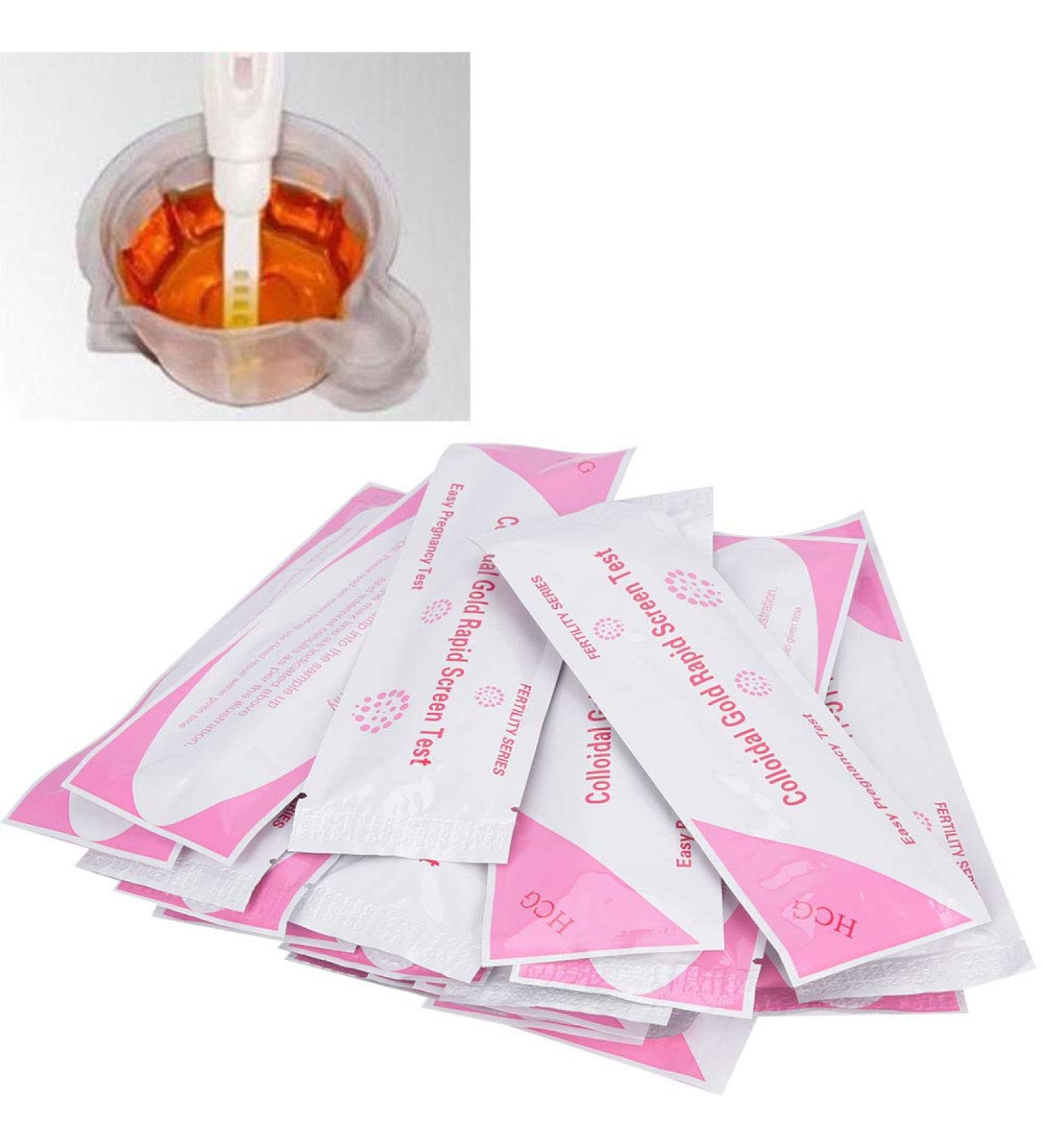 Buy 20-Pack Blue Dye HCG Pregnancy Test Sticks - Early & Accurate Urine Tests for Women - Buy Online on SooperMarket.com
