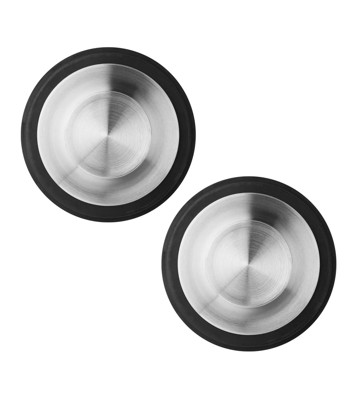 2 Pack Kitchen Sink Drain Stopper Garbage Disposal Stopper Sink Plug Stainless Steel Kitchen Sink Drain Cover Sink Plug - Buy Online on SooperMarket.com