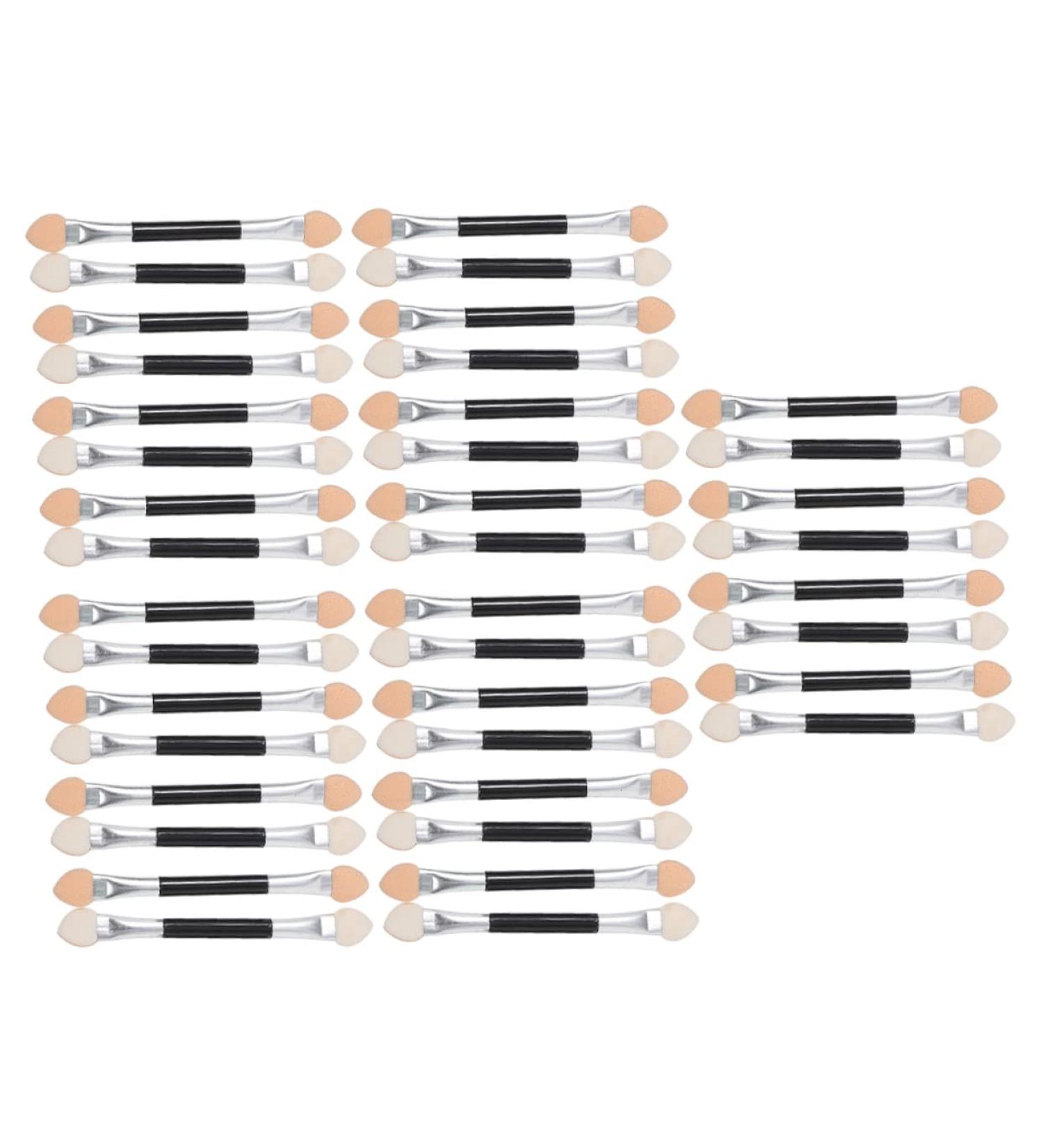 PLAFOPE 40pcs Latex Eye Shadow Stick Portable Makeup Professional Eyeshadow Sponge Aluminum - Buy Online on SooperMarket.com