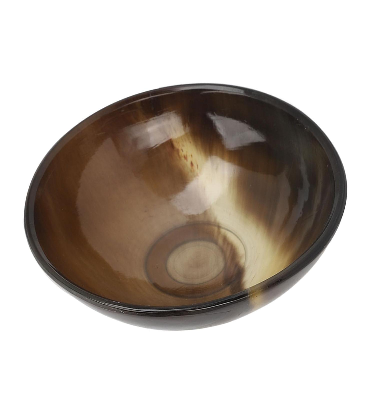 Jauarta Guasha Board Bowl - 8cm Round Durable Ox Horn Massage Tool with Smooth Surface - Buy Online on SooperMarket.com