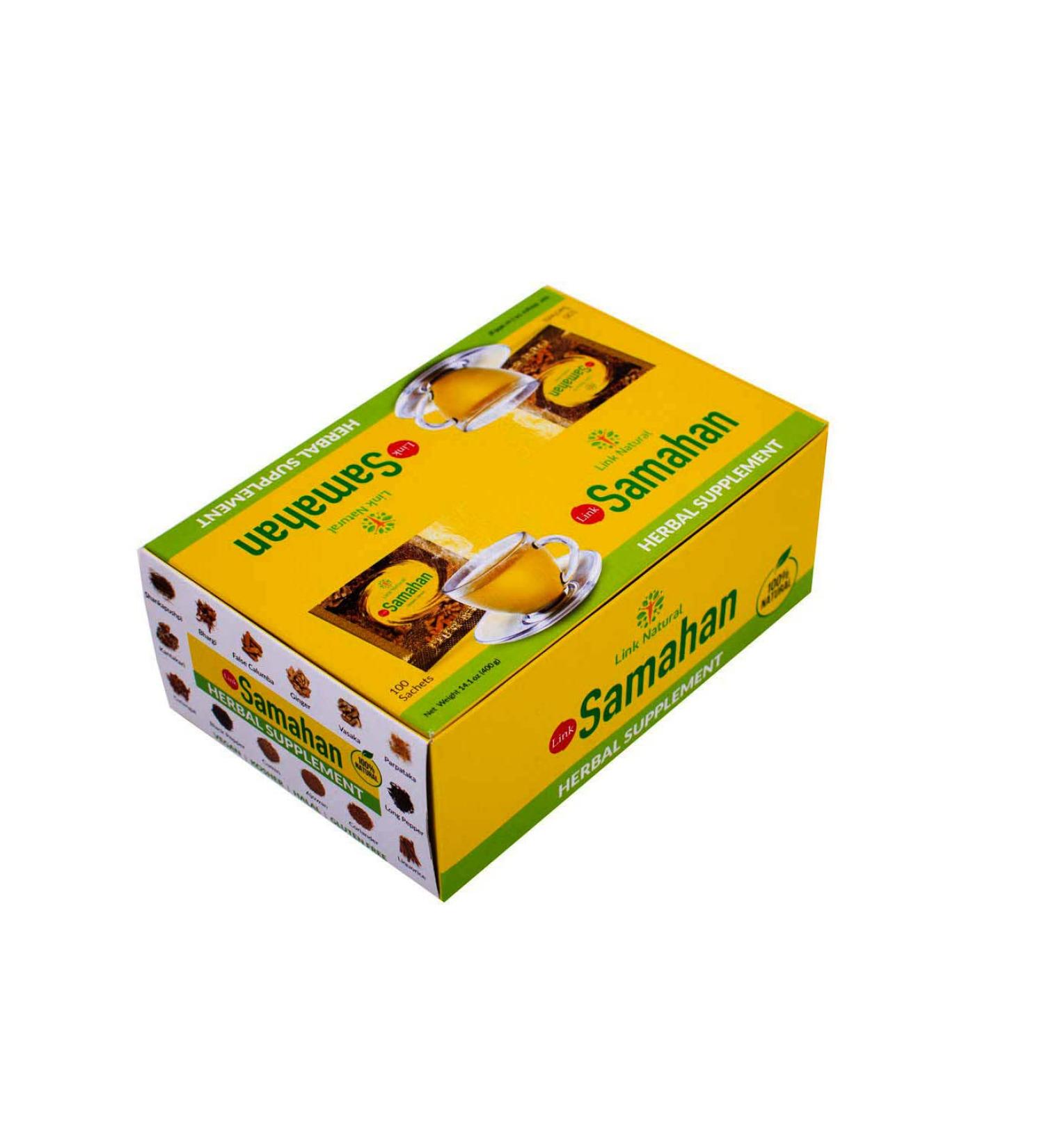 Link Natural 14 Herbs Samahan Tea with Ginger - 100 Sachets - Buy Online on SooperMarket.com